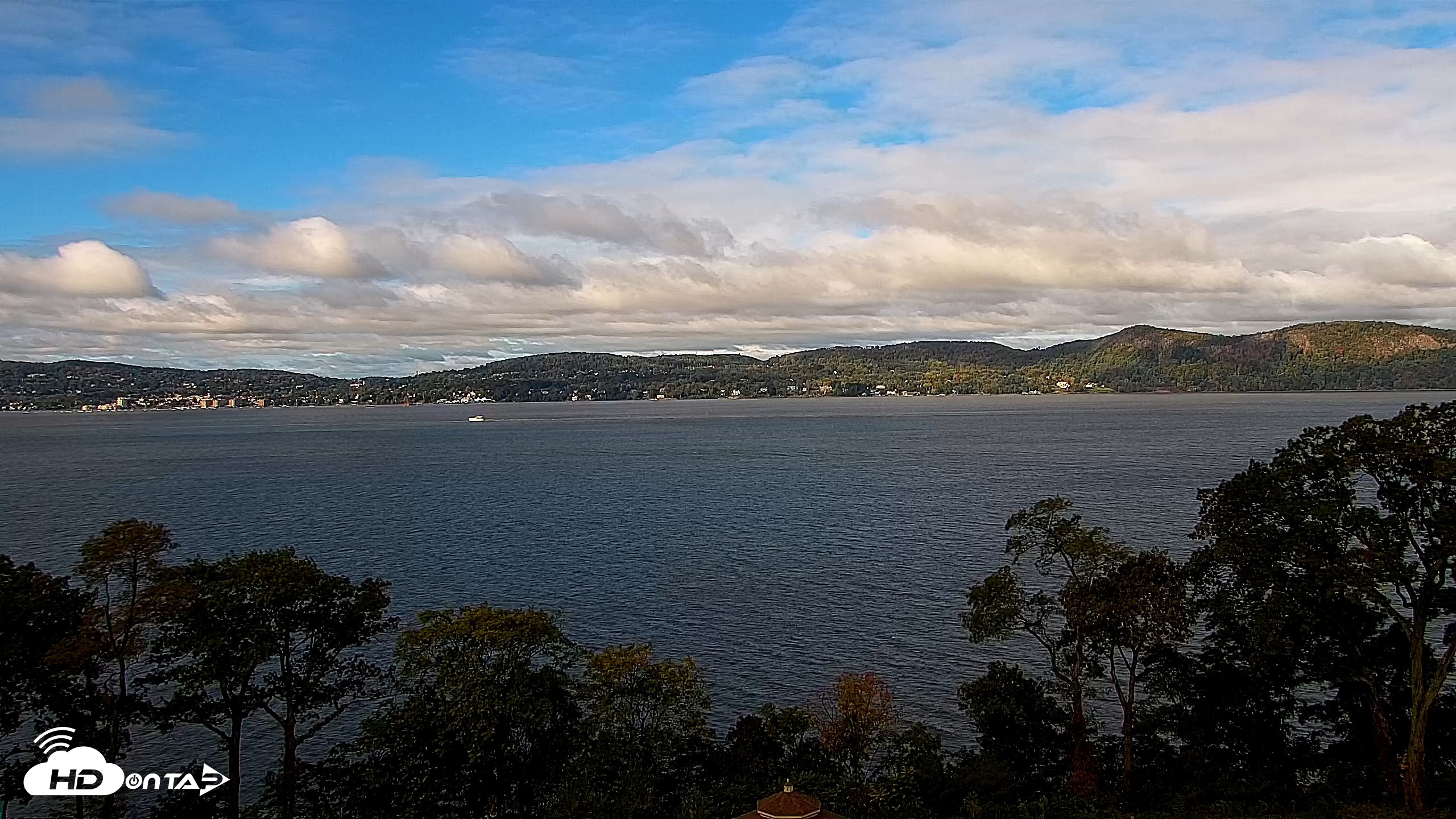 Snapshot of Hudson River Live Webcam taken Oct 12, 2026, 10:08am EDT