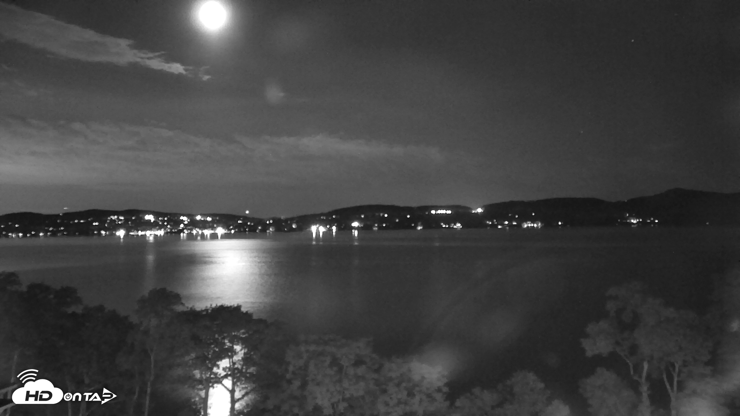 Snapshot of Hudson River Live Webcam taken Jun 21, 2026, 11:07pm EDT