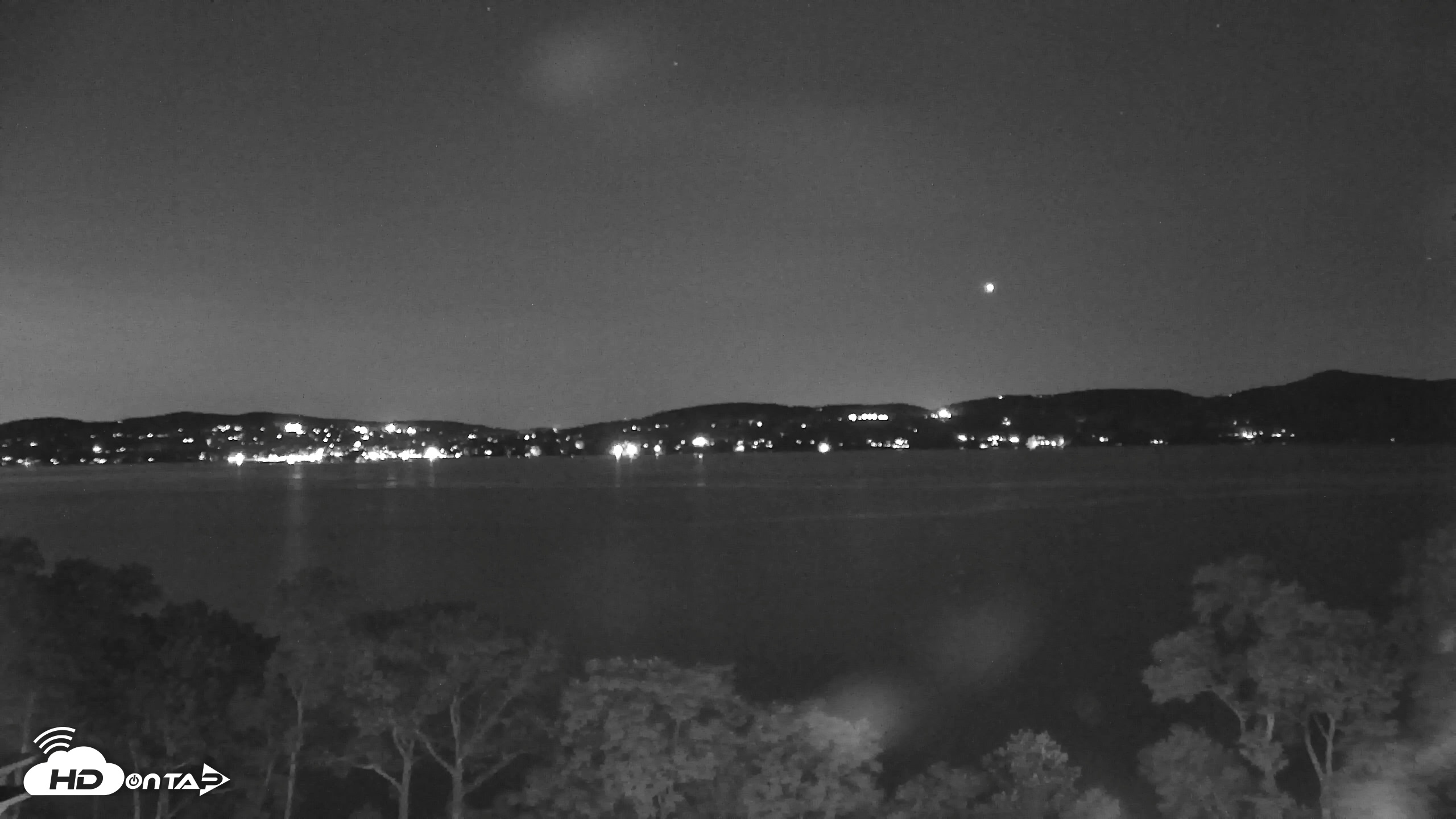 Snapshot of Hudson River Live Webcam taken Jul 23, 2026, 9:45pm EDT