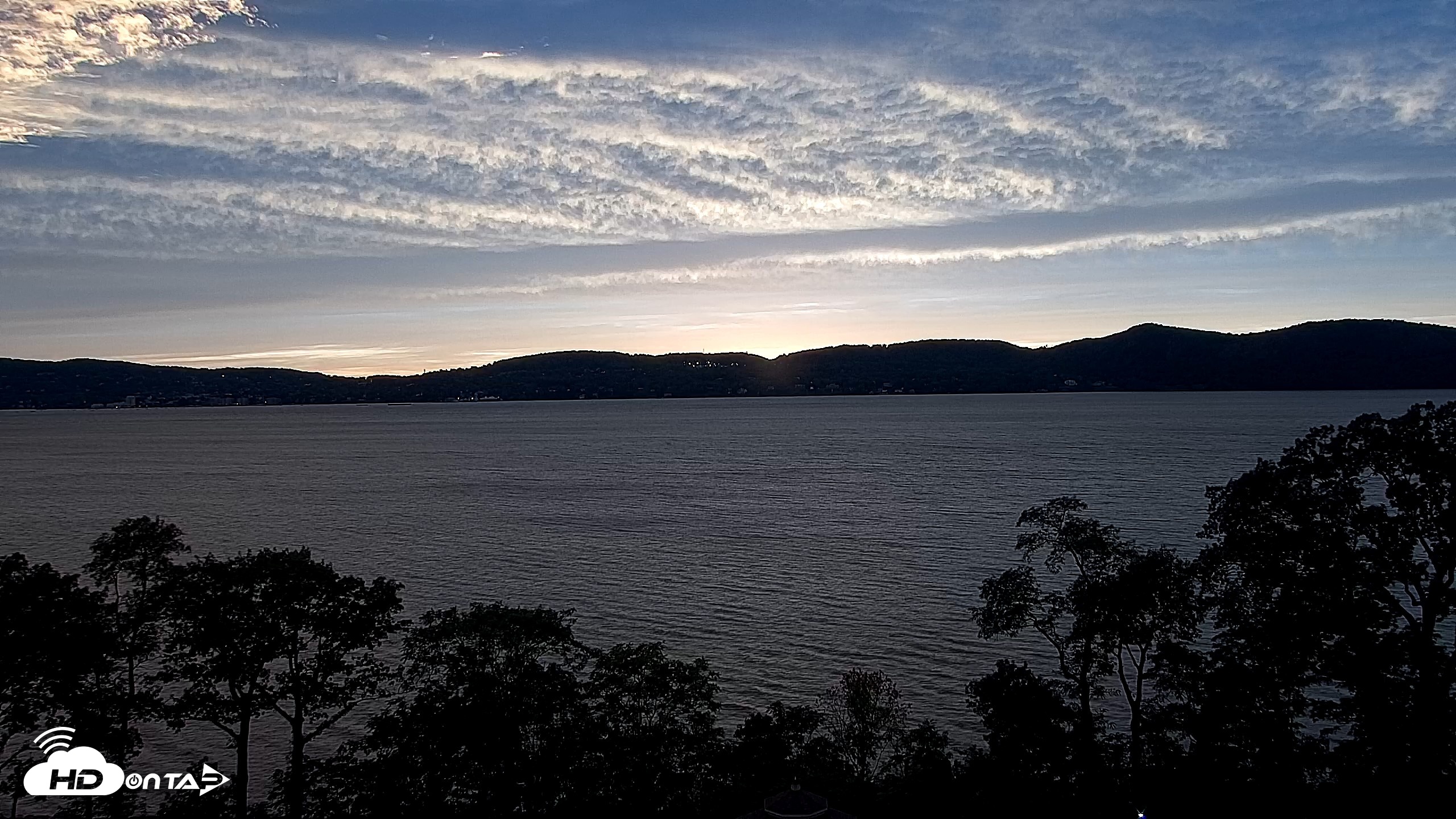 Snapshot of Hudson River Live Webcam taken Sep 25, 2026, 6:50pm EDT