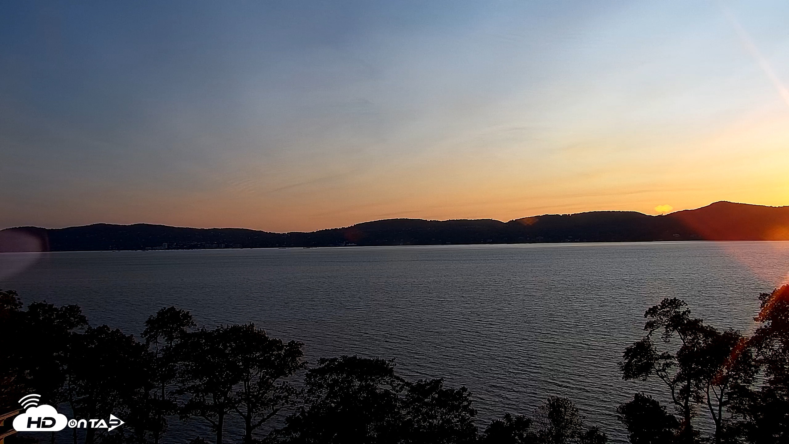Snapshot of Hudson River Live Webcam taken Jul 19, 2026, 8:03pm EDT