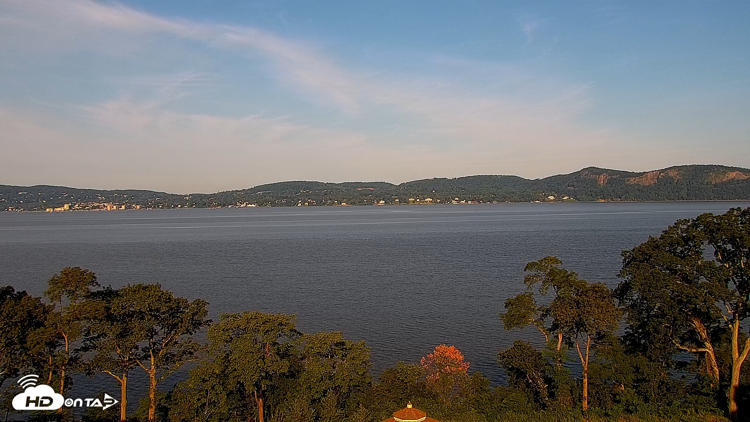 Snapshot of Hudson River Live Webcam taken Aug 14, 2026, 8:16am EDT