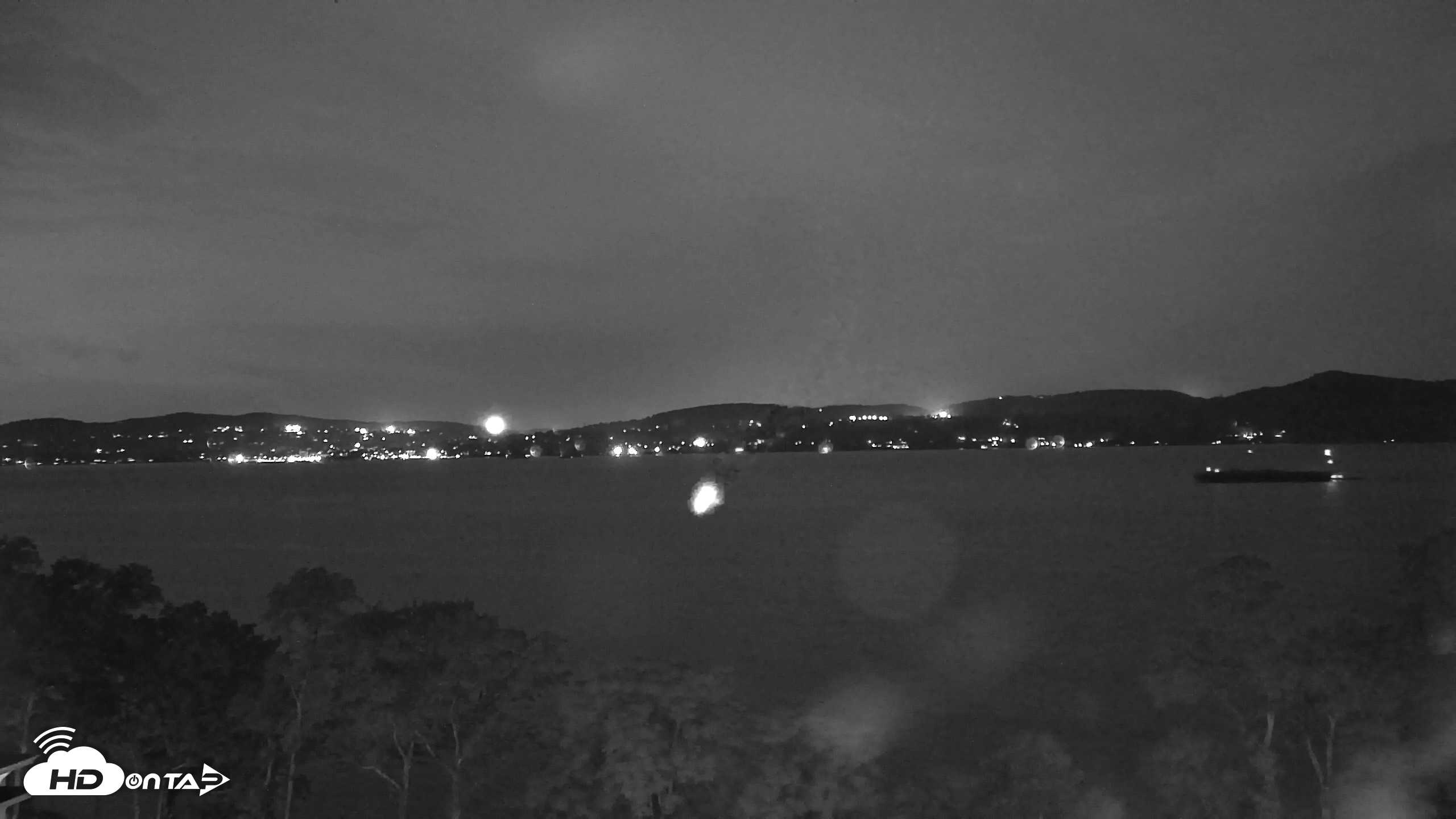 Snapshot of Hudson River Live Webcam taken Jul 4, 2026, 9:41pm EDT