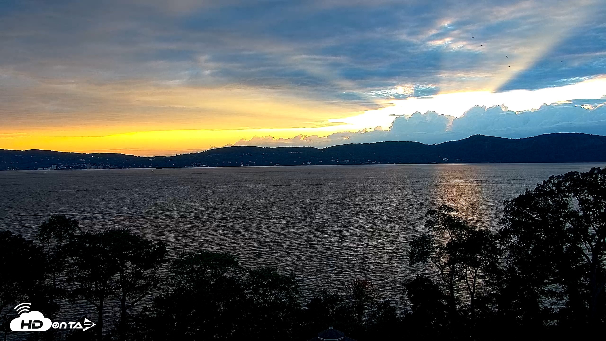 Snapshot of Hudson River Live Webcam taken Aug 23, 2026, 7:24pm EDT