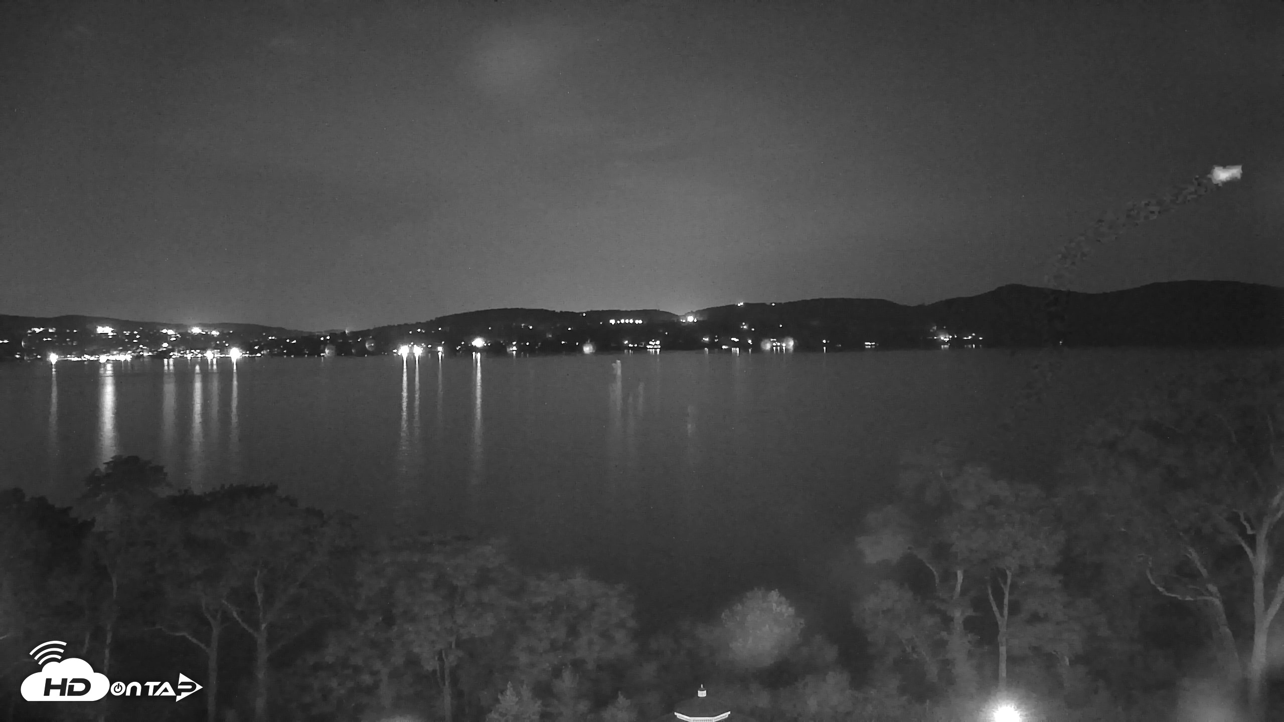 Snapshot of Hudson River Live Webcam taken Aug 6, 2026, 9:57pm EDT