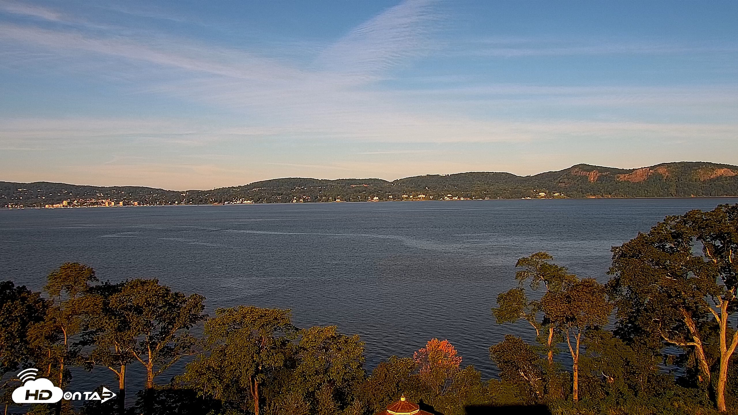 Snapshot of Hudson River Live Webcam taken Sep 8, 2026, 8:16am EDT