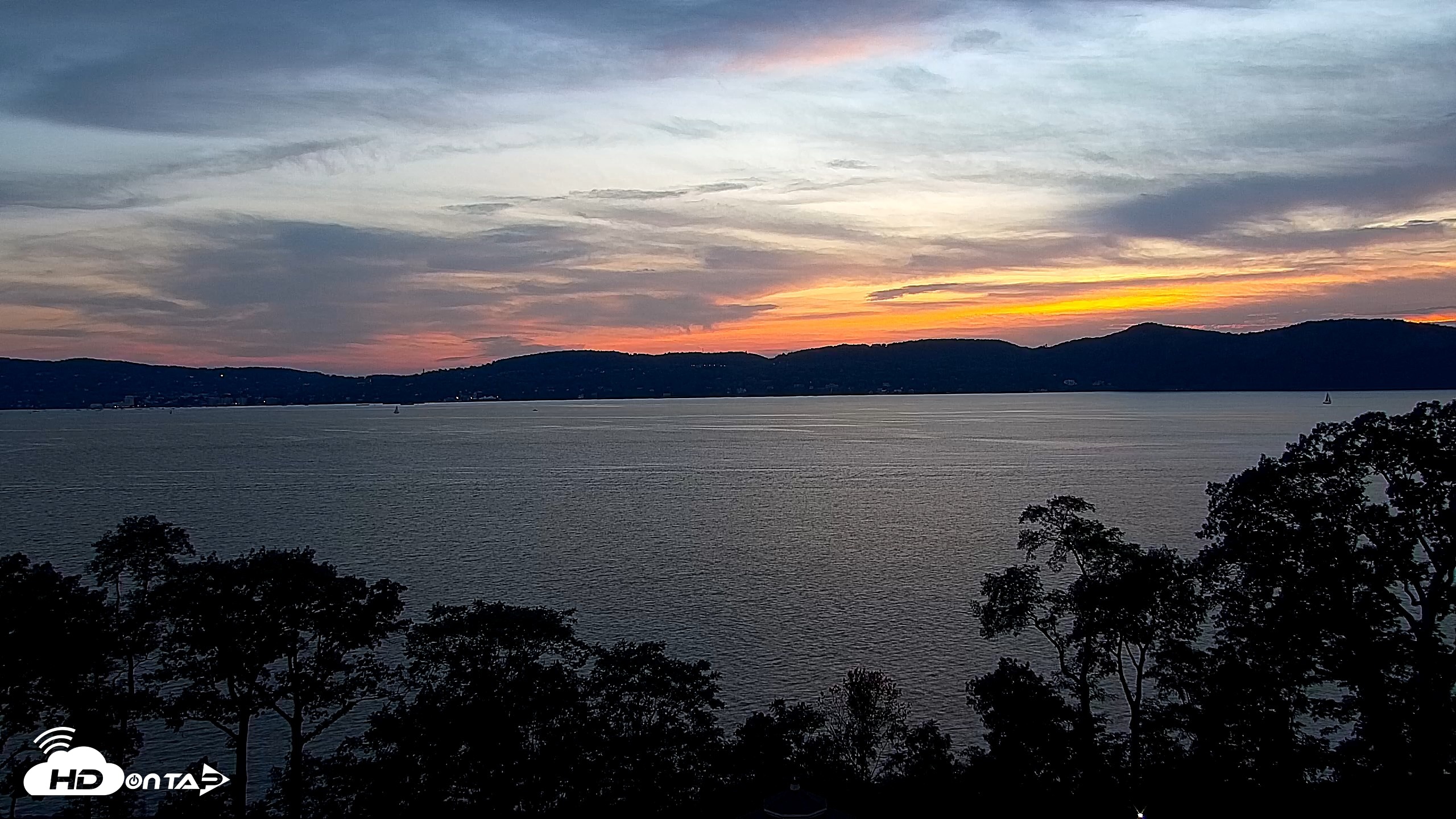 Snapshot of Hudson River Live Webcam taken Aug 19, 2026, 7:51pm EDT