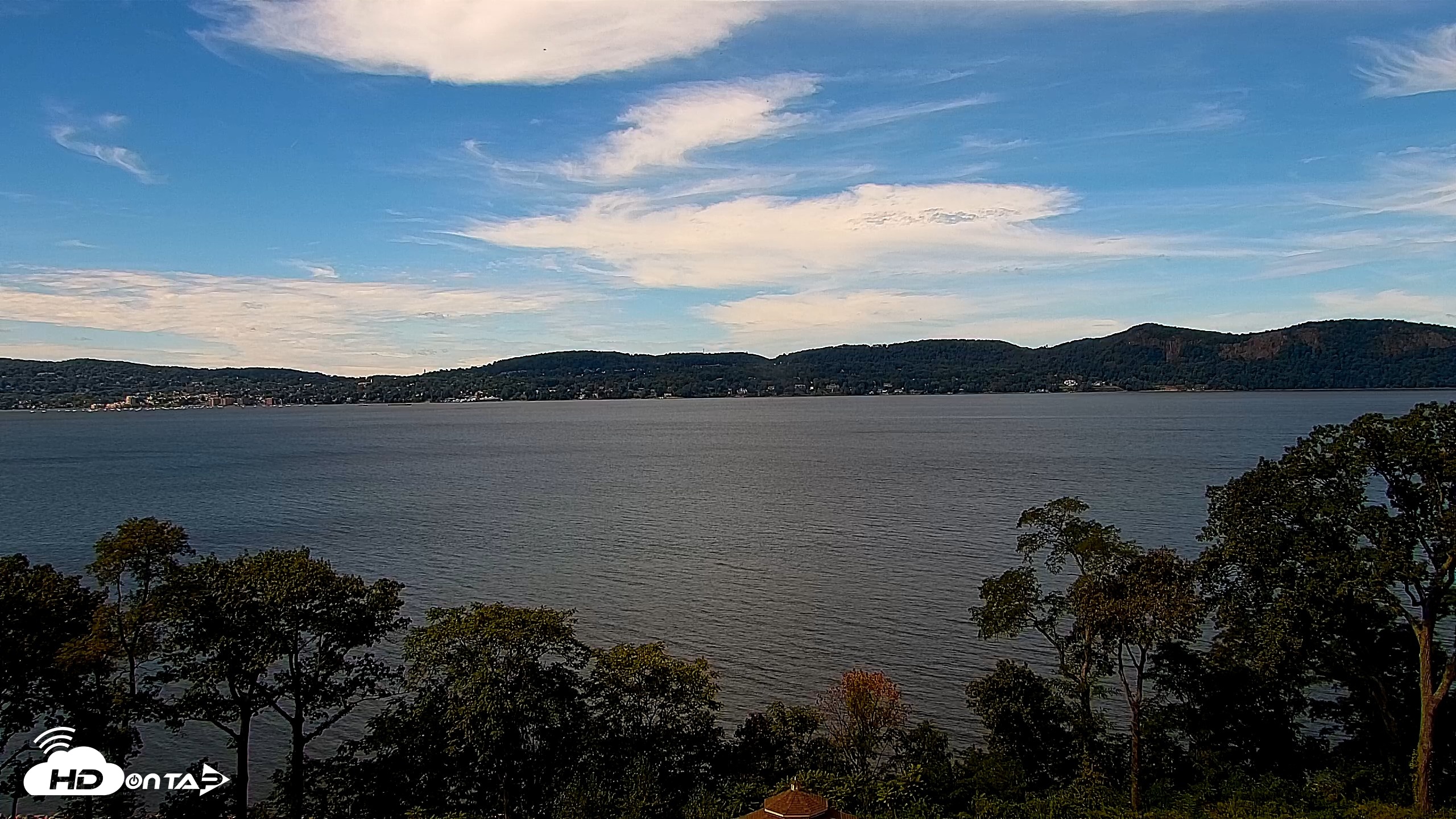 Snapshot of Hudson River Live Webcam taken Sep 21, 2026, 12:05pm EDT