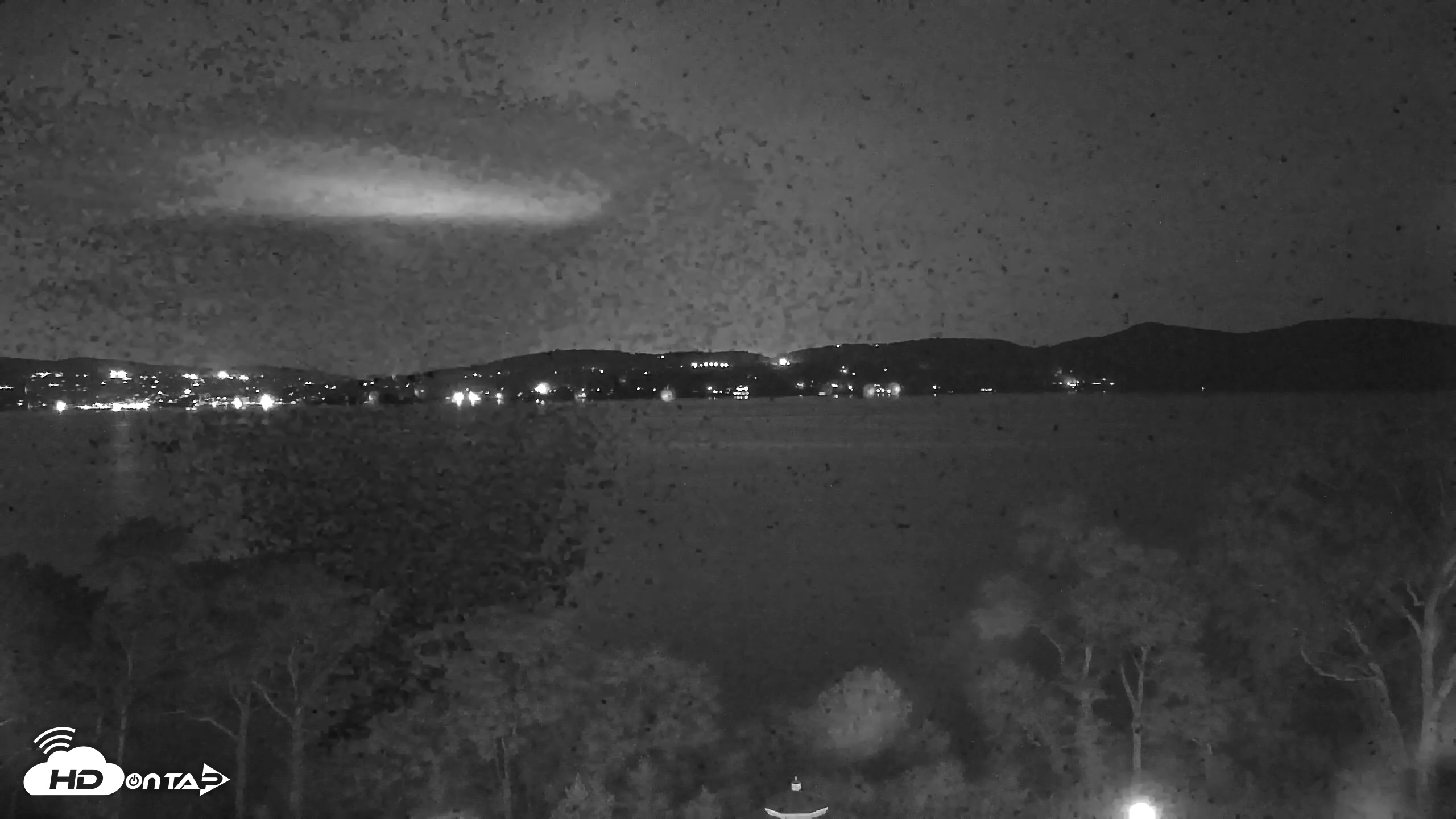 Snapshot of Hudson River Live Webcam taken Aug 6, 2026, 10:15pm EDT