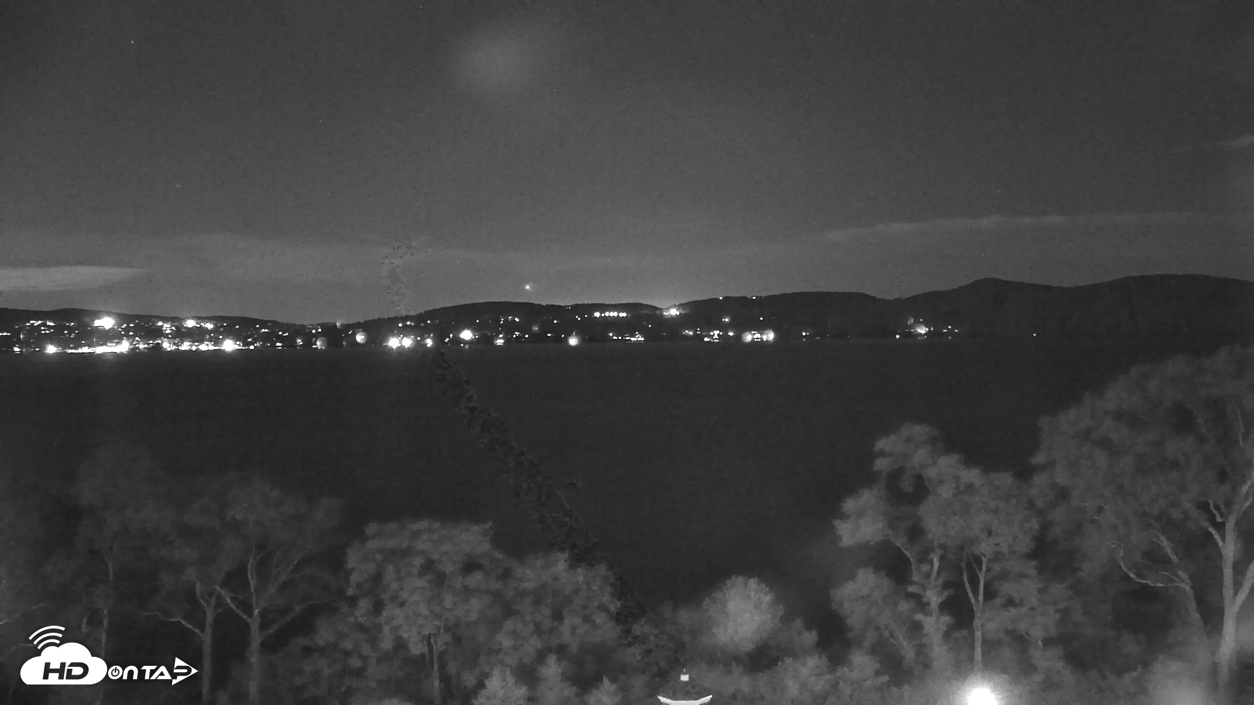 Snapshot of Hudson River Live Webcam taken Aug 25, 2026, 10:04pm EDT