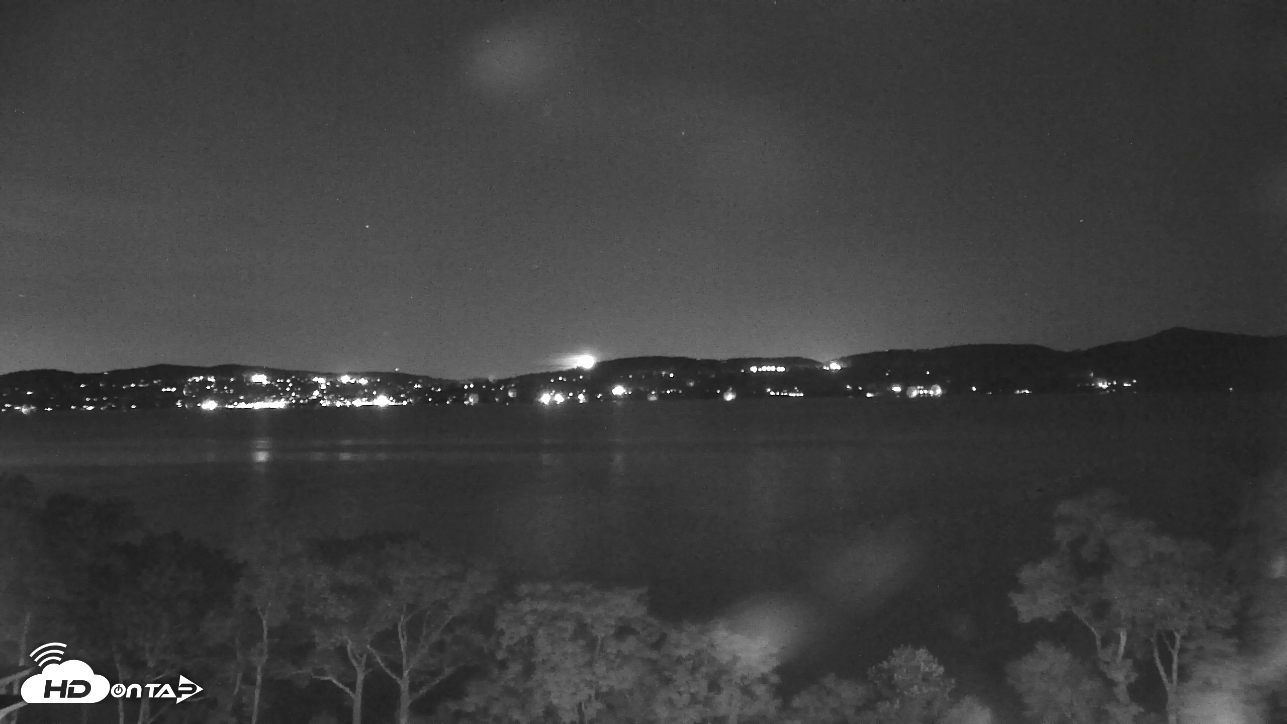 Snapshot of Hudson River Live Webcam taken Jul 19, 2026, 11:05pm EDT