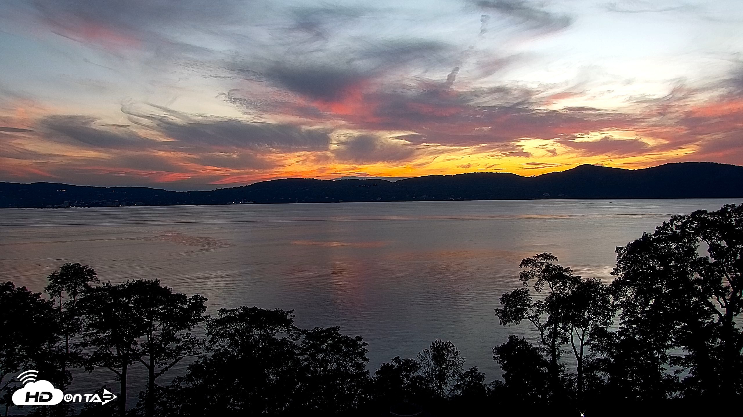 Snapshot of Hudson River Live Webcam taken Aug 26, 2026, 7:45pm EDT