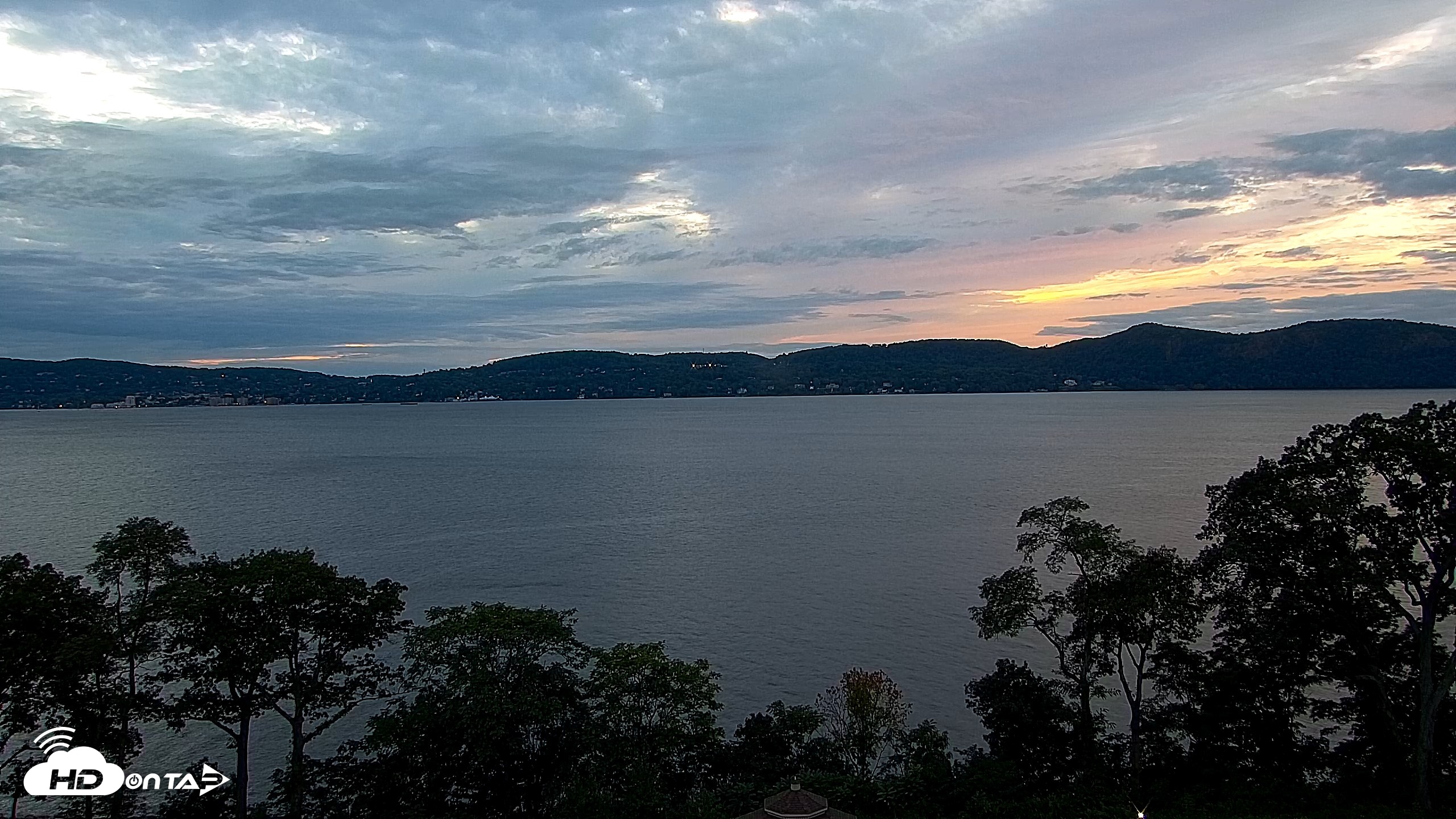 Snapshot of Hudson River Live Webcam taken Sep 22, 2026, 6:52pm EDT