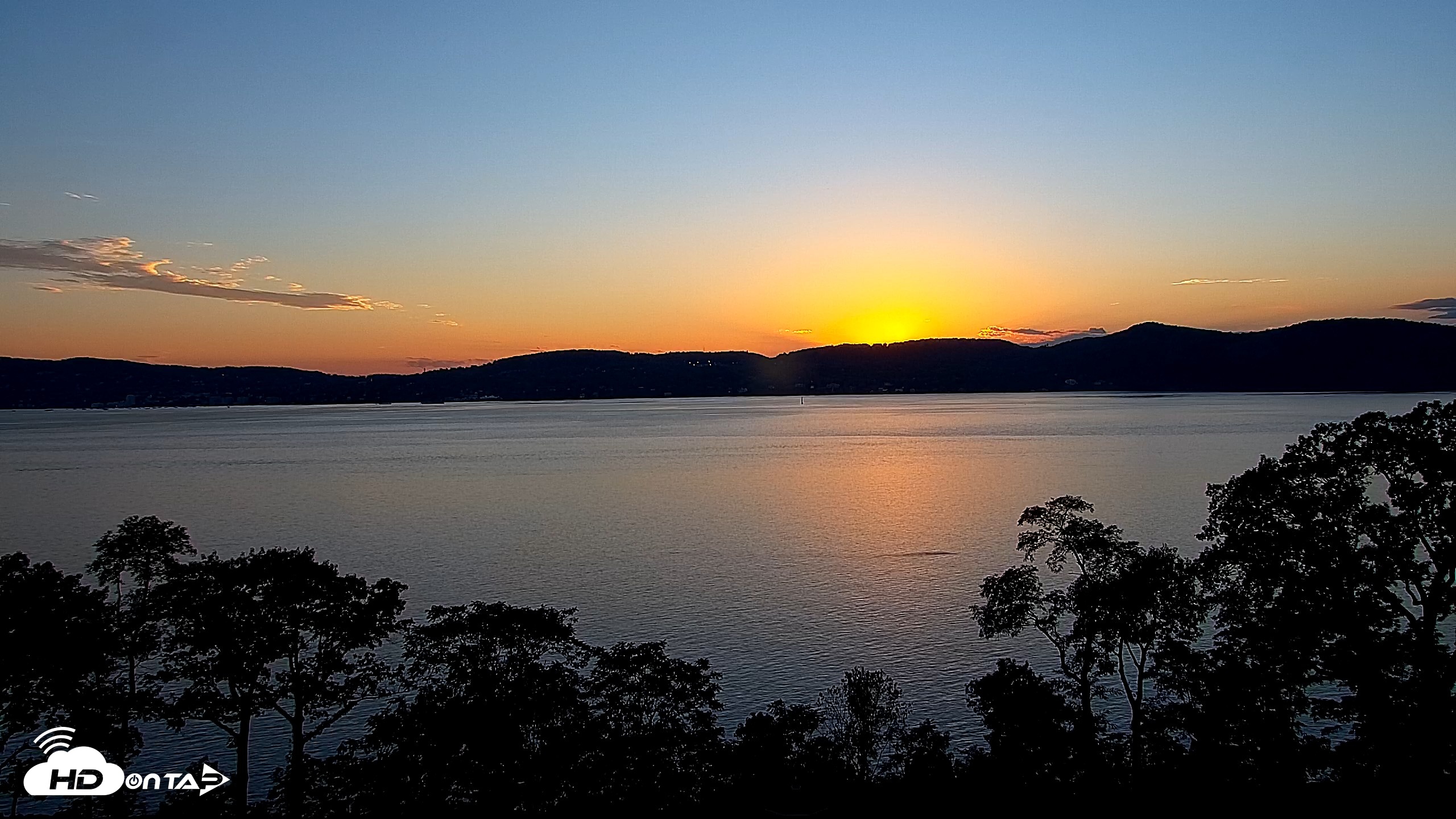 Snapshot of Hudson River Live Webcam taken Sep 10, 2026, 7:06pm EDT