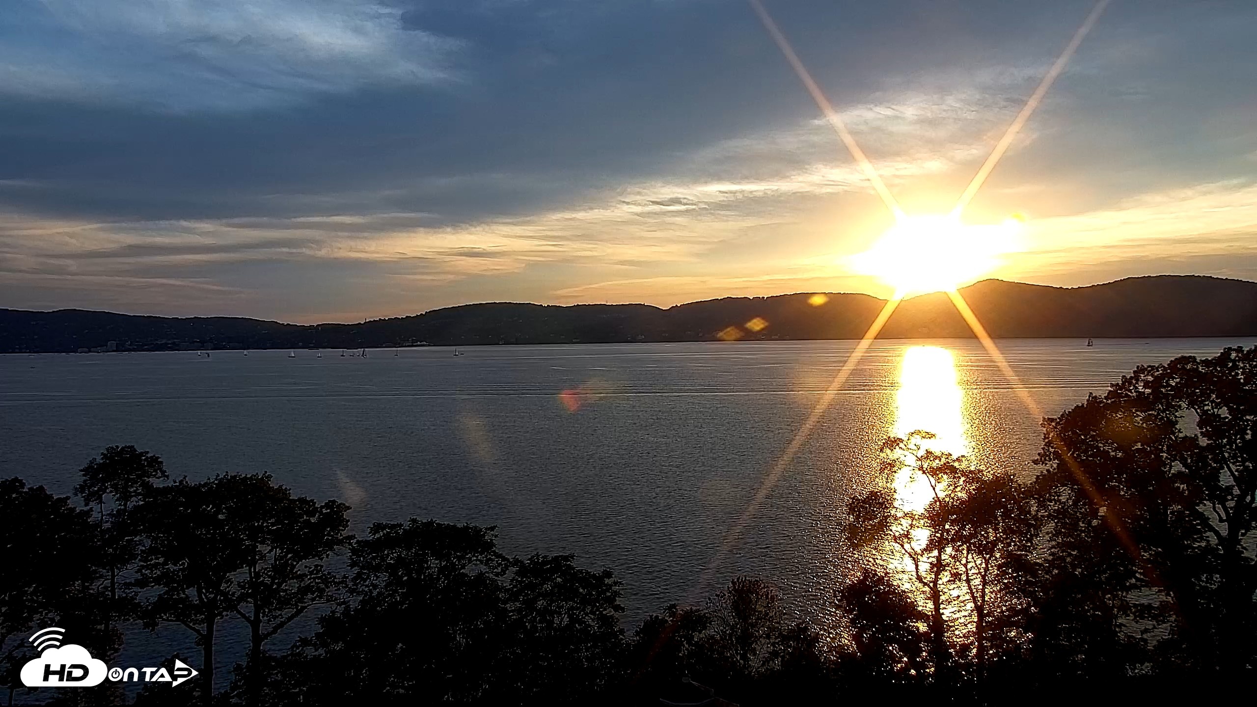Snapshot of Hudson River Live Webcam taken Aug 19, 2026, 7:25pm EDT