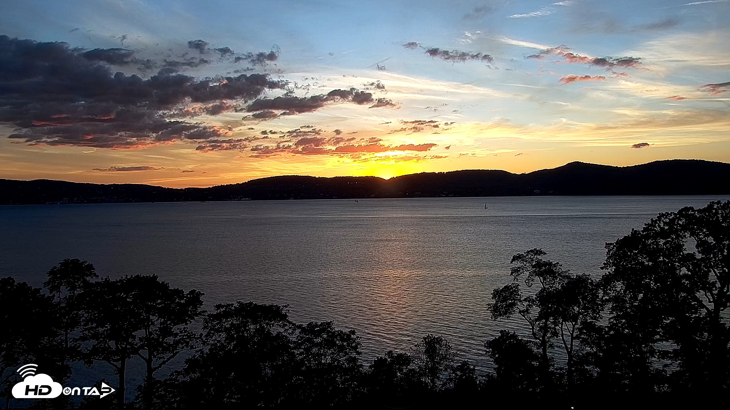 Snapshot of Hudson River Live Webcam taken Sep 23, 2026, 6:49pm EDT