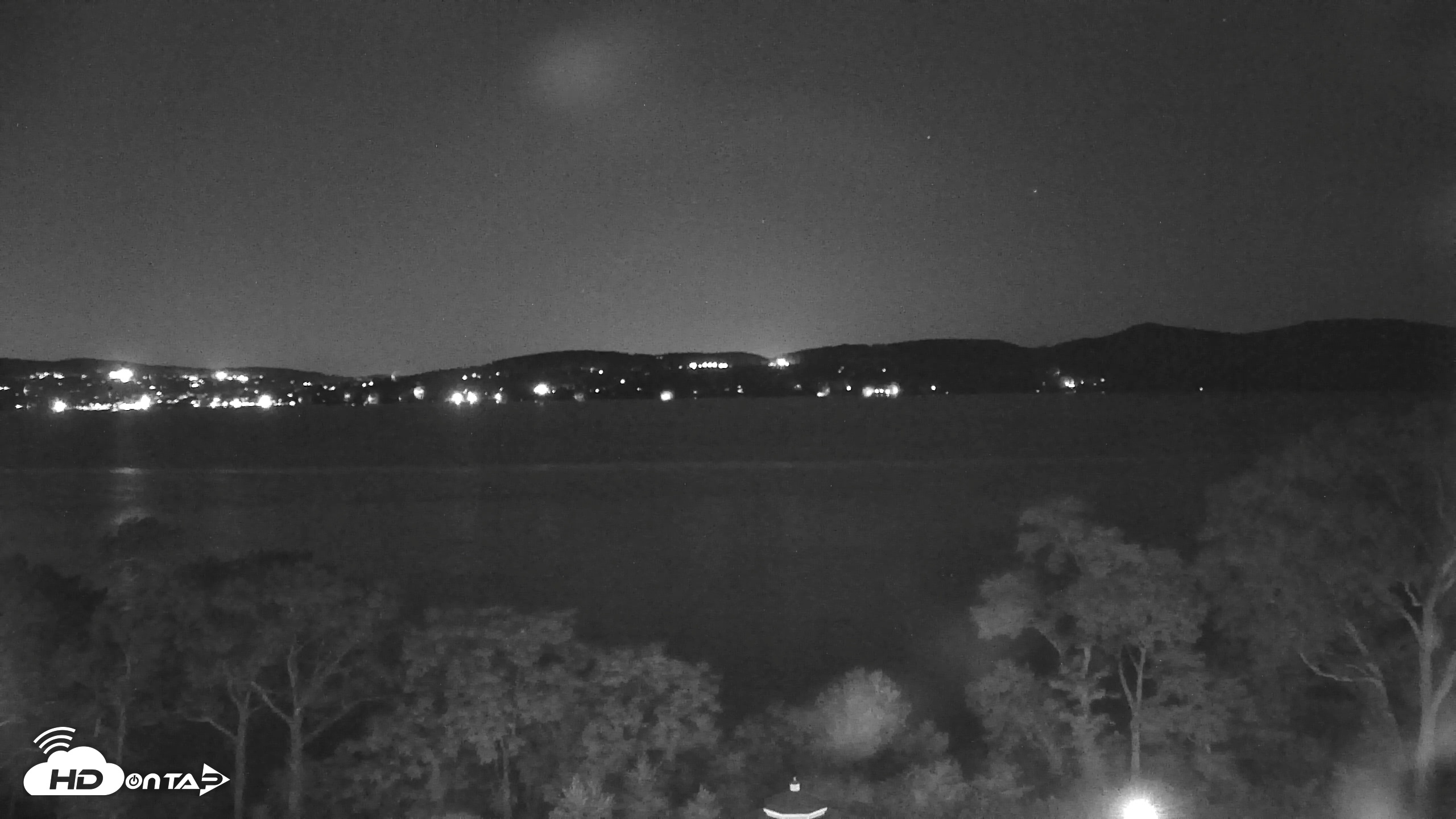 Snapshot of Hudson River Live Webcam taken Aug 24, 2026, 2:08am EDT