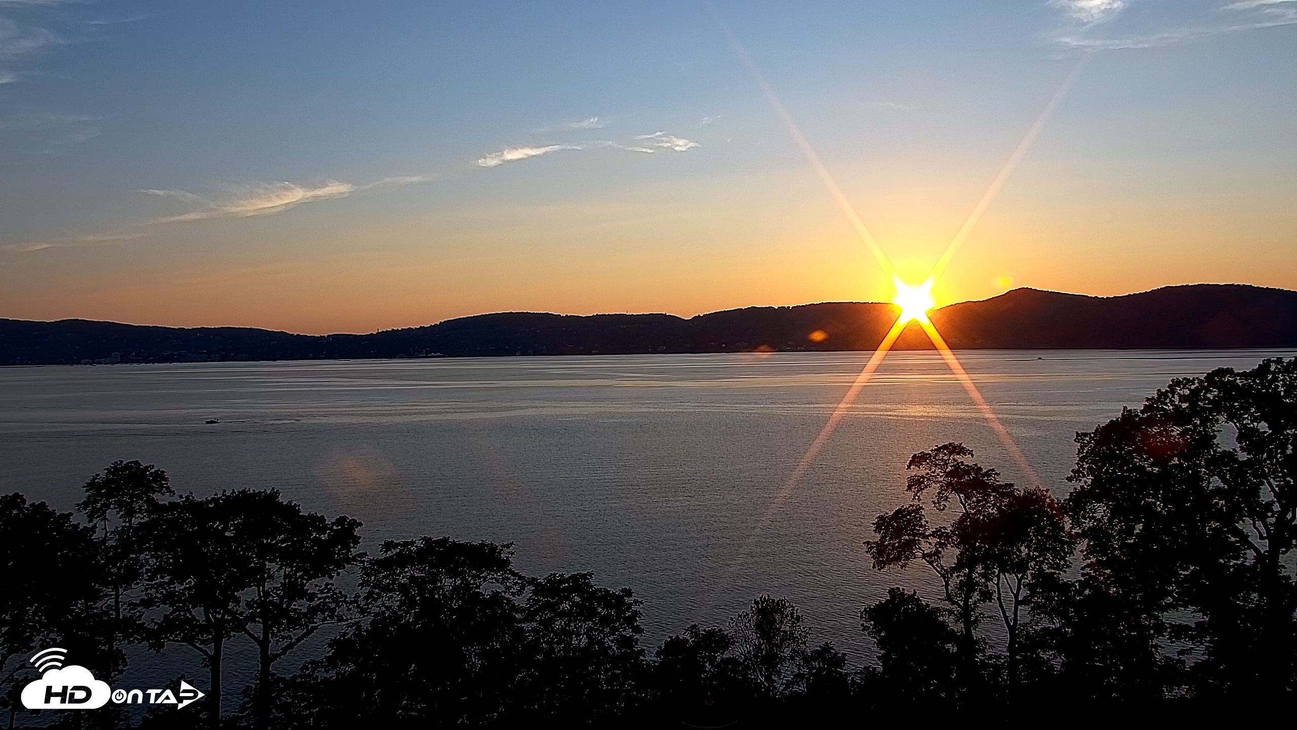 Snapshot of Hudson River Live Webcam taken Aug 28, 2026, 7:23pm EDT