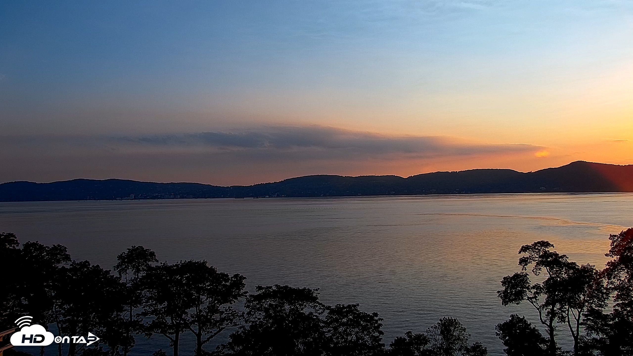 Snapshot of Hudson River Live Webcam taken Jun 28, 2026, 7:59pm EDT