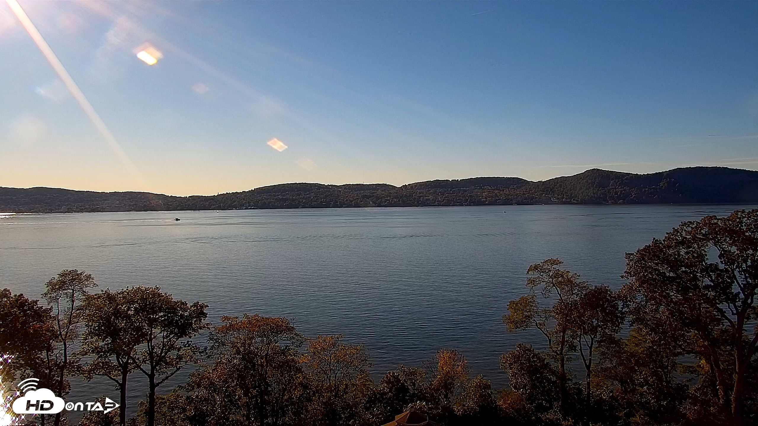 Snapshot of Hudson River Live Webcam taken Oct 18, 2026, 4:10pm EDT