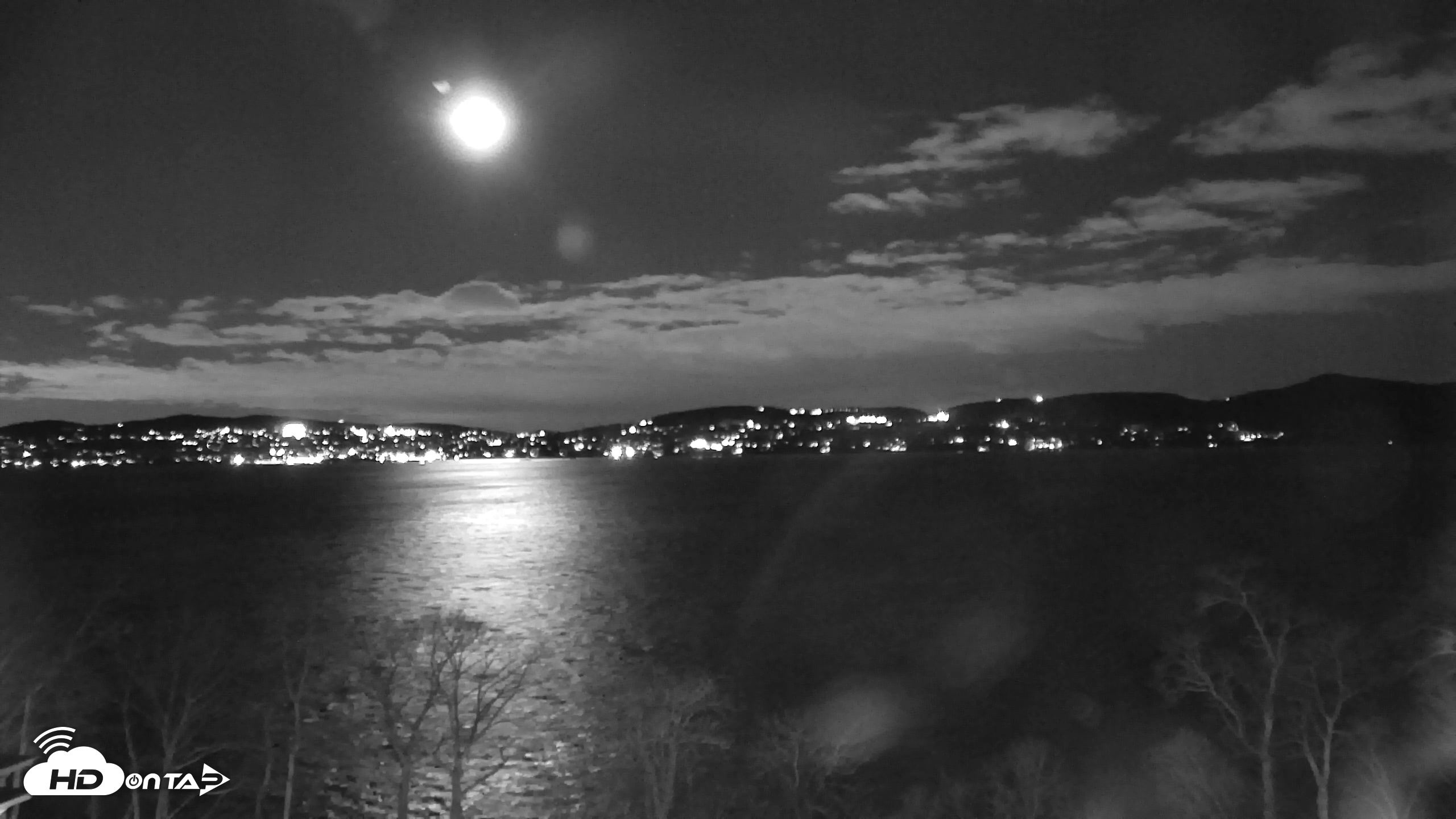 Snapshot of Hudson River Live Webcam taken Nov 28, 2025, 11:00pm EST