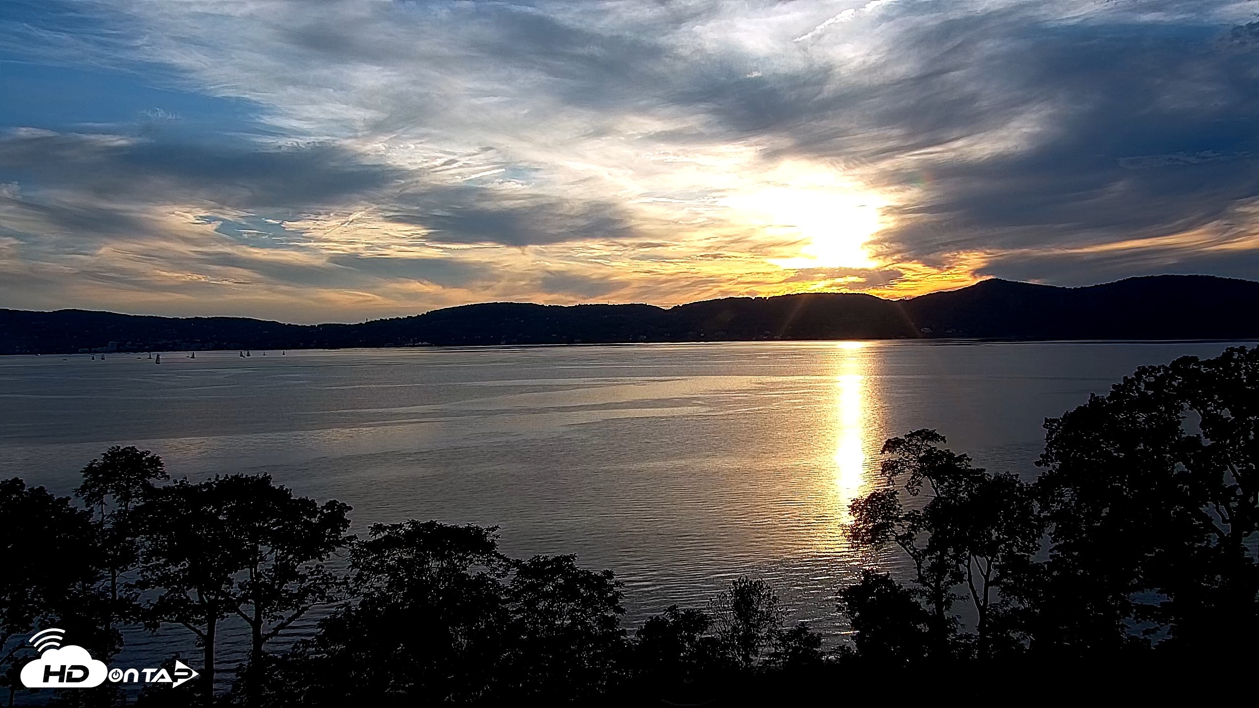 Snapshot of Hudson River Live Webcam taken Aug 26, 2026, 7:09pm EDT