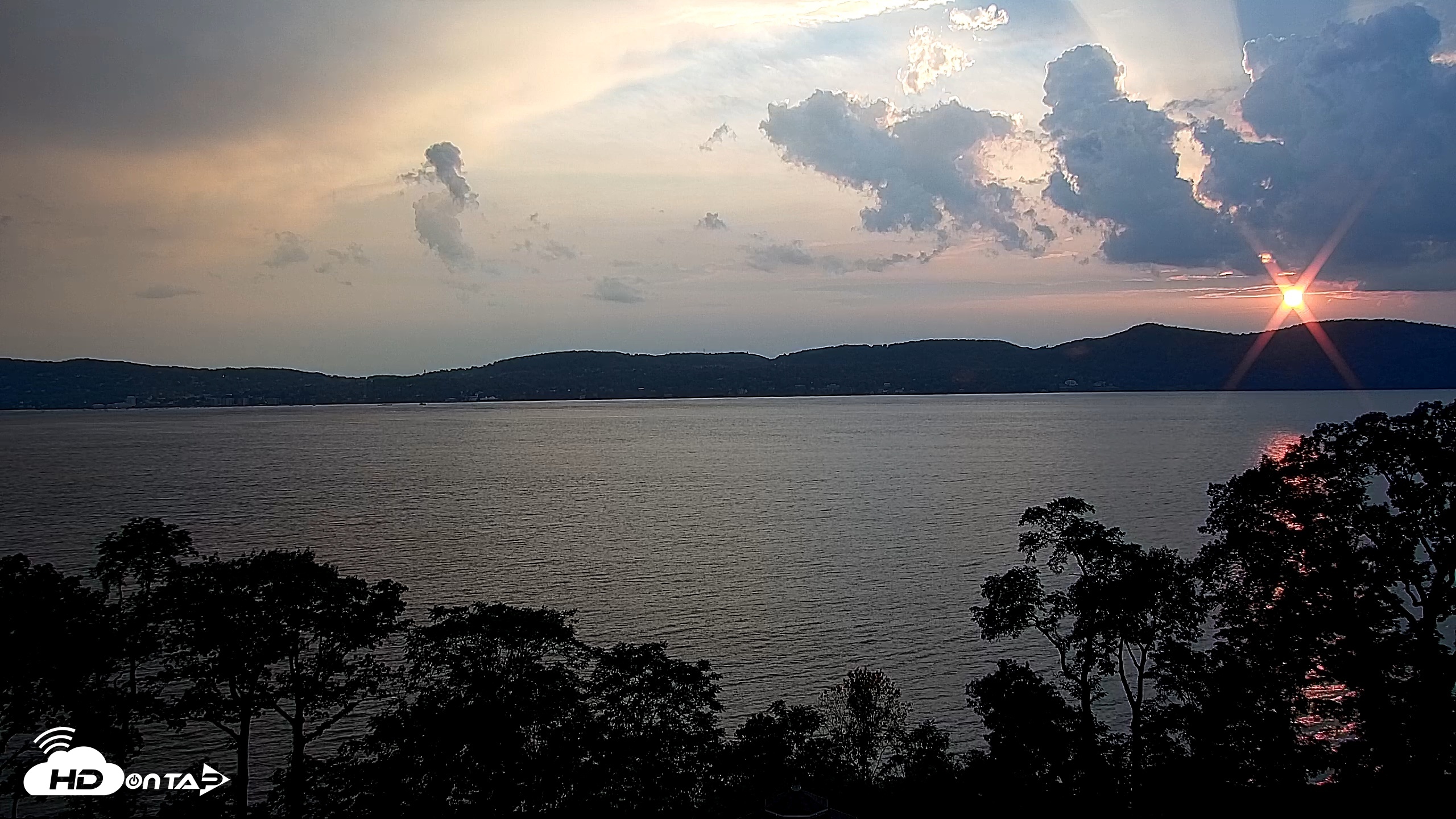 Snapshot of Hudson River Live Webcam taken Jul 27, 2026, 7:54pm EDT