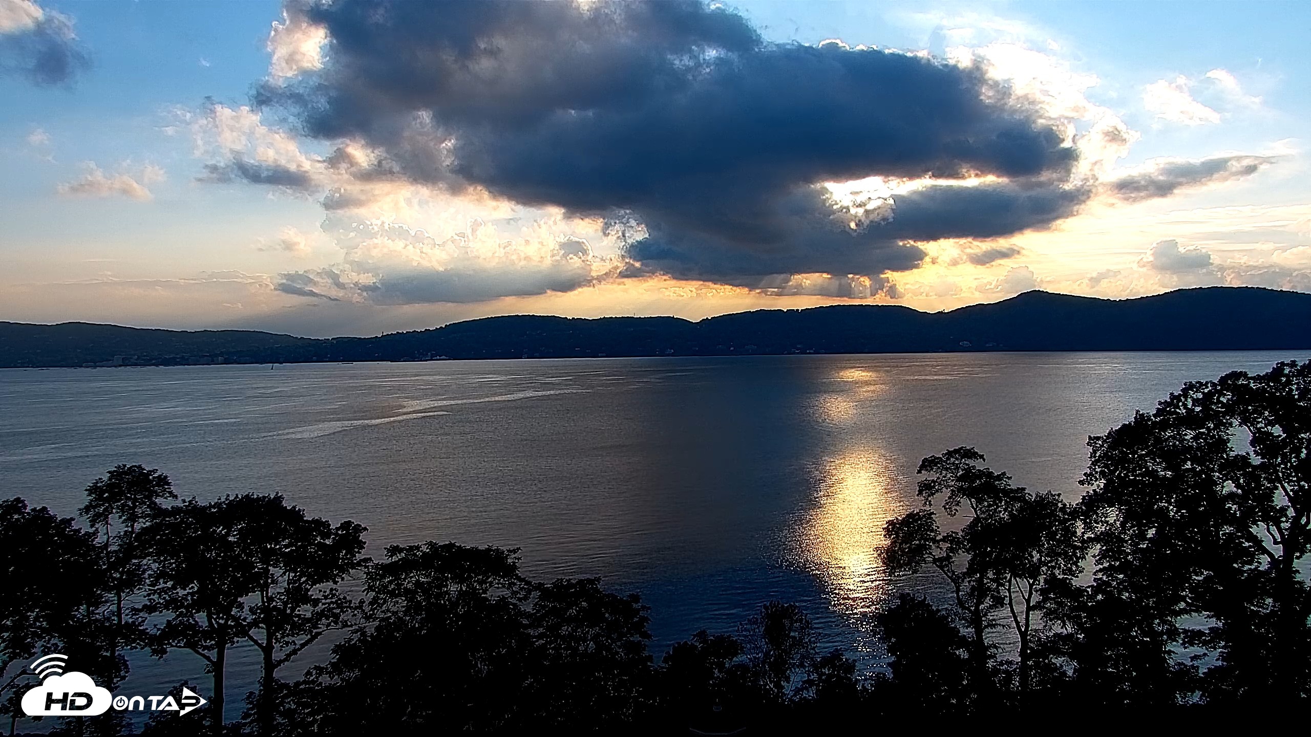 Snapshot of Hudson River Live Webcam taken Aug 22, 2026, 6:54pm EDT