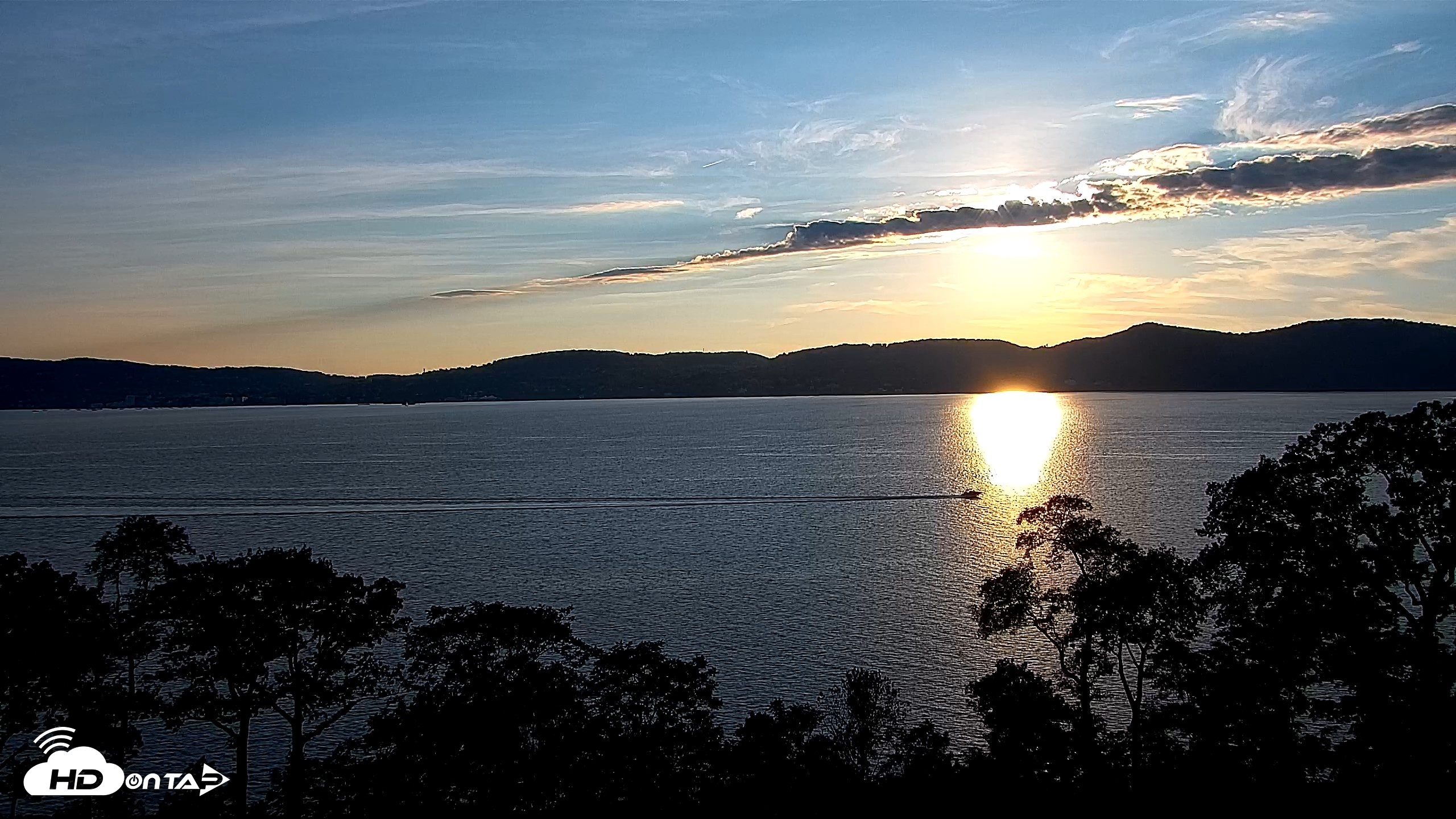 Snapshot of Hudson River Live Webcam taken Aug 18, 2026, 7:08pm EDT