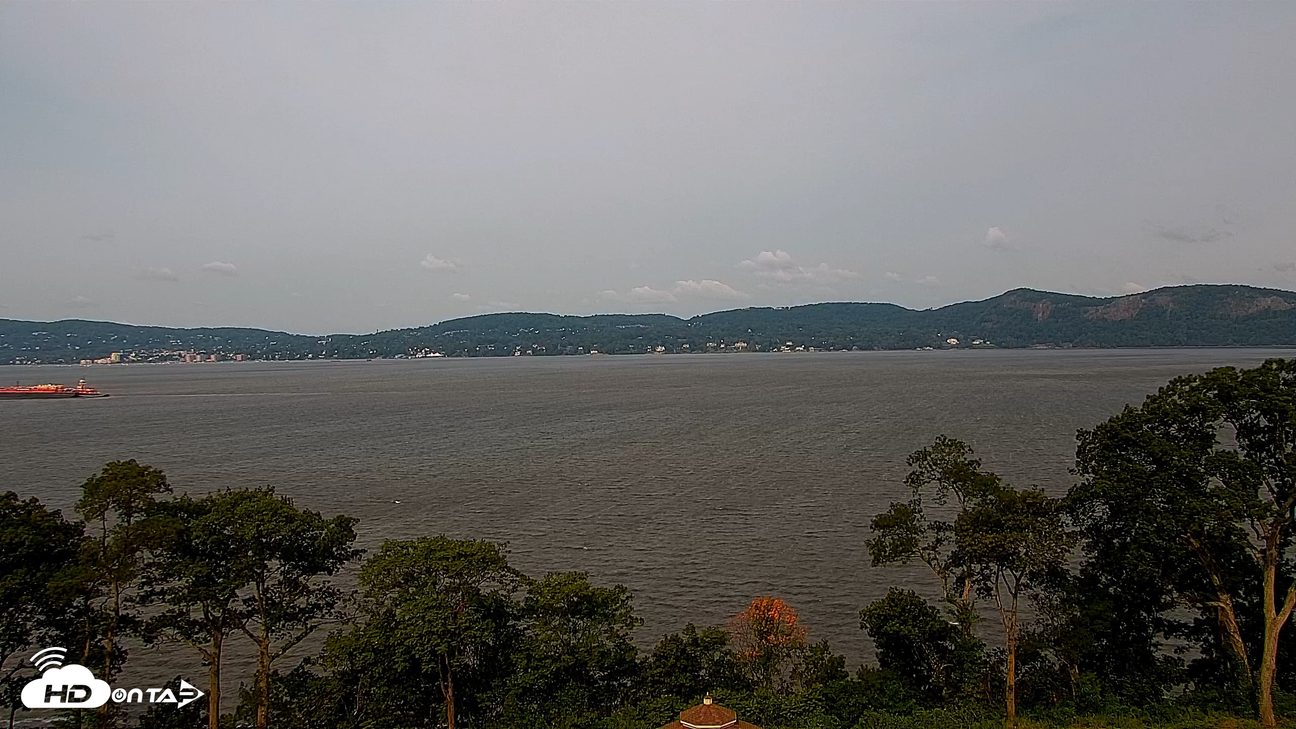 Snapshot of Hudson River Live Webcam taken Aug 11, 2026, 9:36am EDT