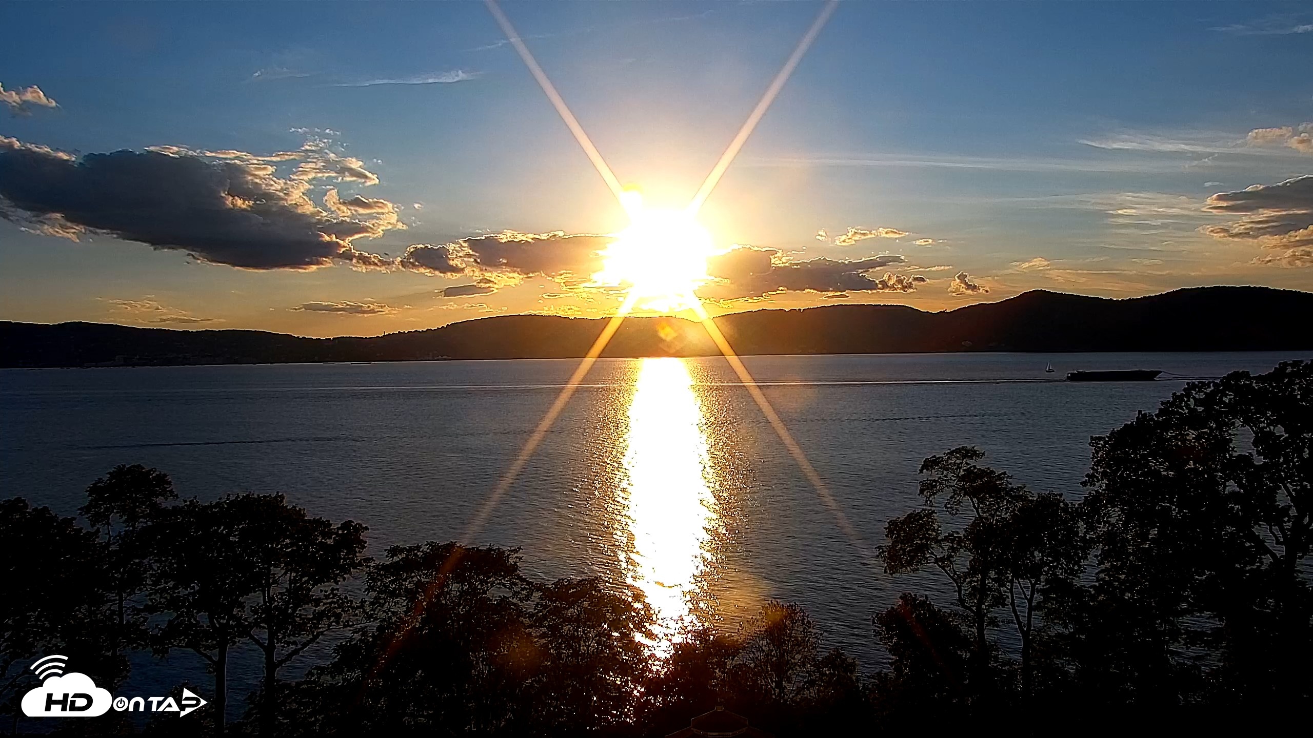 Snapshot of Hudson River Live Webcam taken Sep 18, 2026, 6:32pm EDT