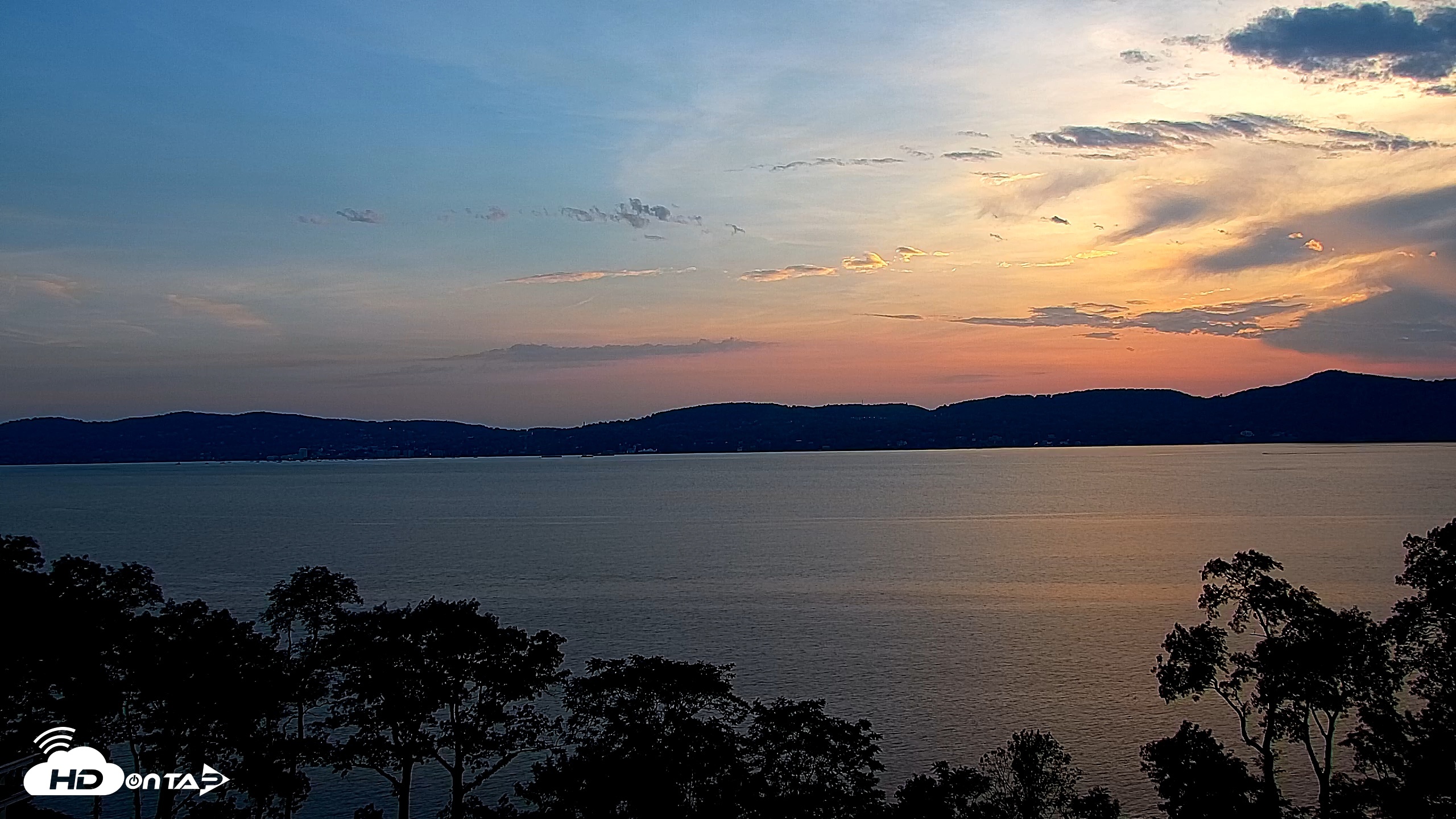 Snapshot of Hudson River Live Webcam taken Jun 30, 2026, 8:22pm EDT