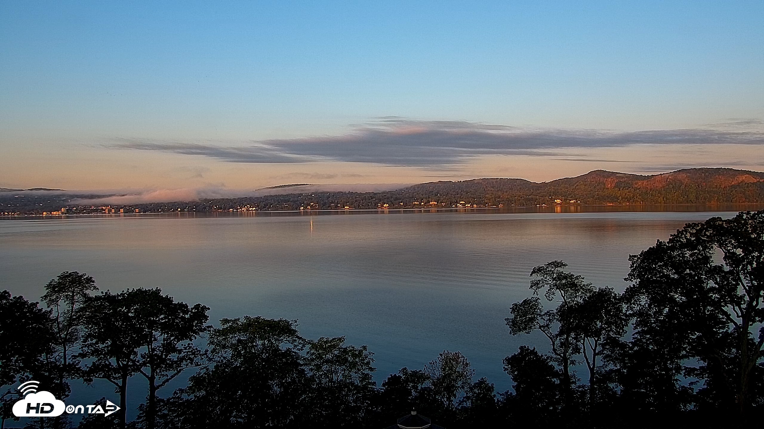 Snapshot of Hudson River Live Webcam taken Oct 13, 2026, 7:34am EDT