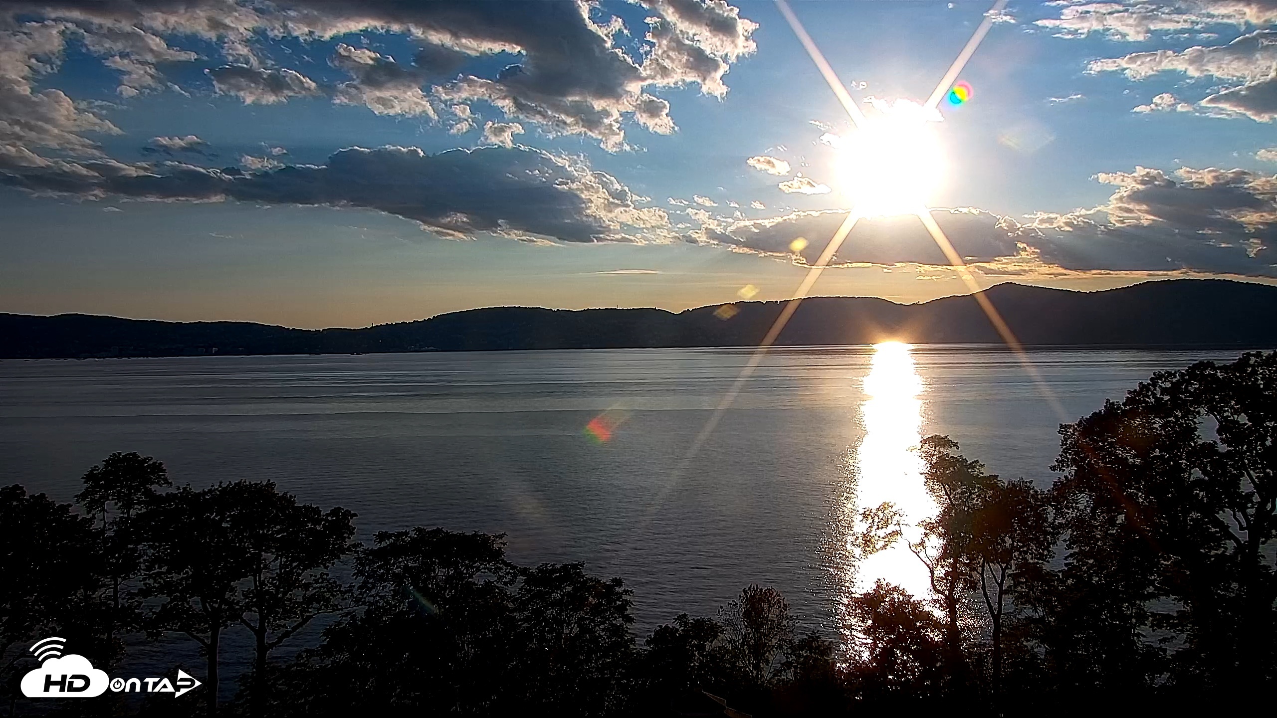 Snapshot of Hudson River Live Webcam taken Aug 15, 2026, 7:04pm EDT