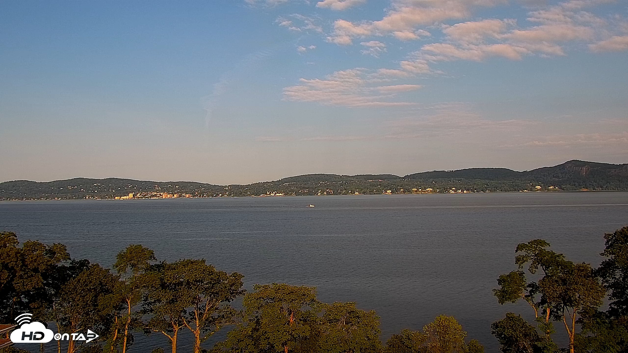 Snapshot of Hudson River Live Webcam taken Jul 13, 2026, 7:41am EDT