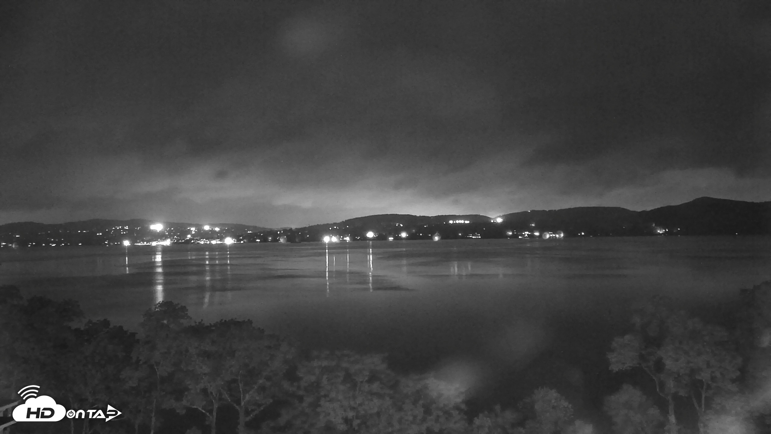 Snapshot of Hudson River Live Webcam taken May 23, 2026, 10:24pm EDT