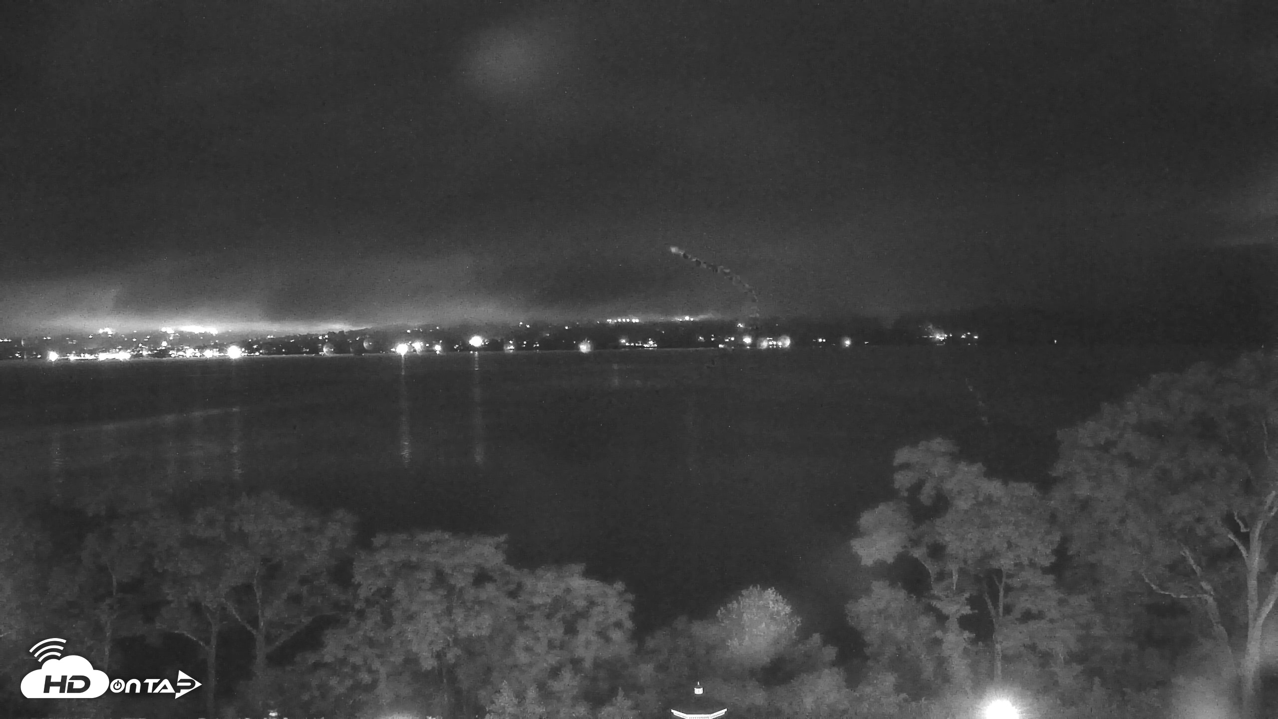 Snapshot of Hudson River Live Webcam taken Aug 5, 2026, 9:12pm EDT