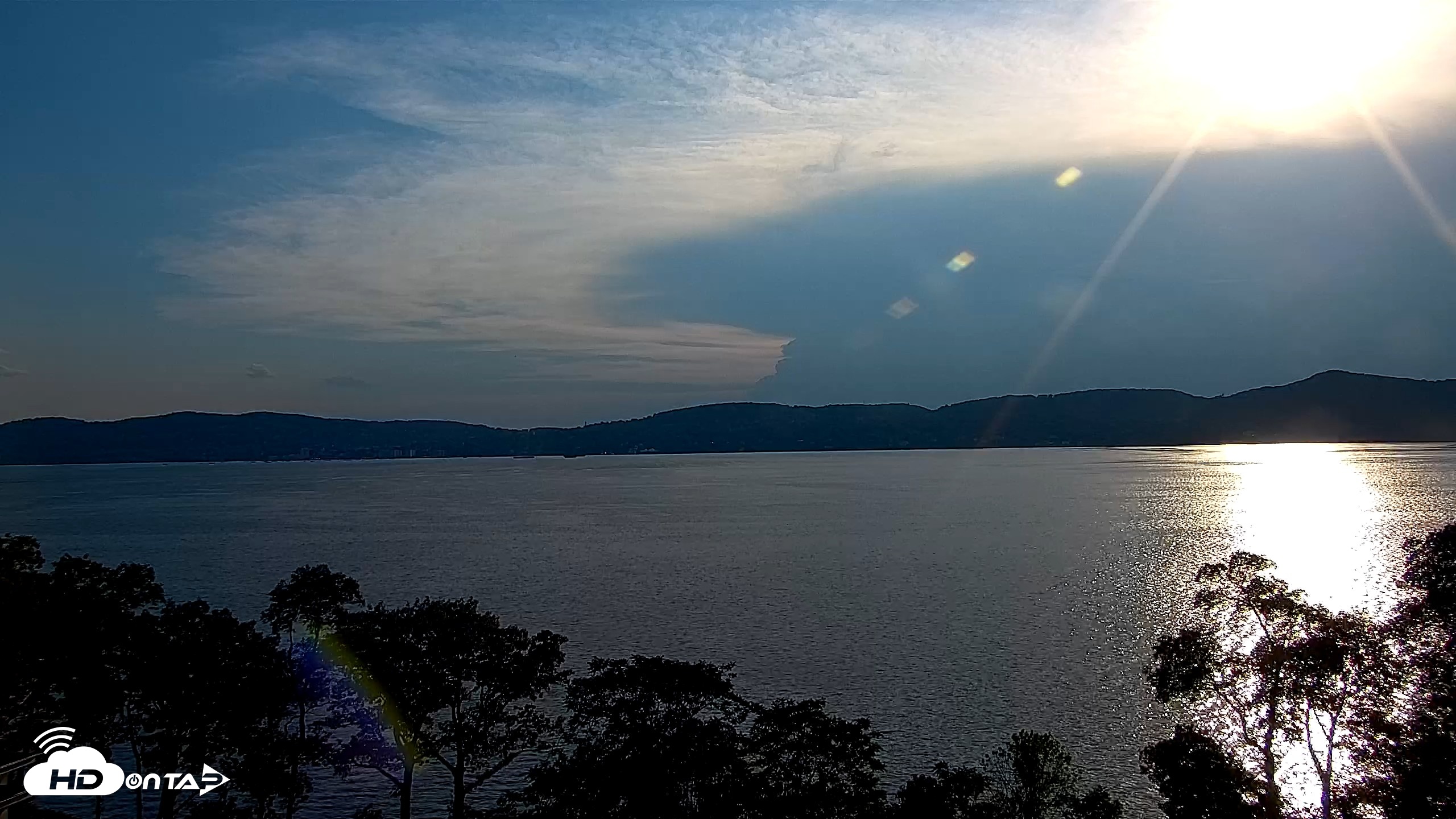 Snapshot of Hudson River Live Webcam taken Jul 4, 2026, 6:47pm EDT