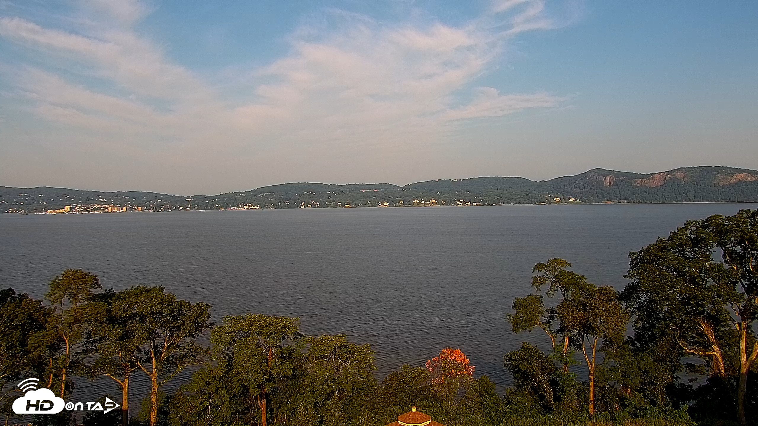 Snapshot of Hudson River Live Webcam taken Aug 9, 2026, 7:59am EDT