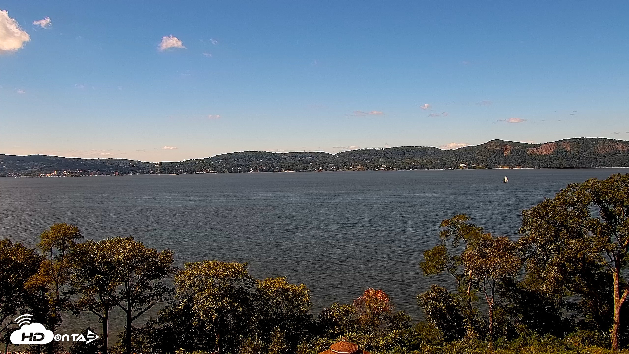 Snapshot of Hudson River Live Webcam taken Sep 18, 2026, 12:17pm EDT