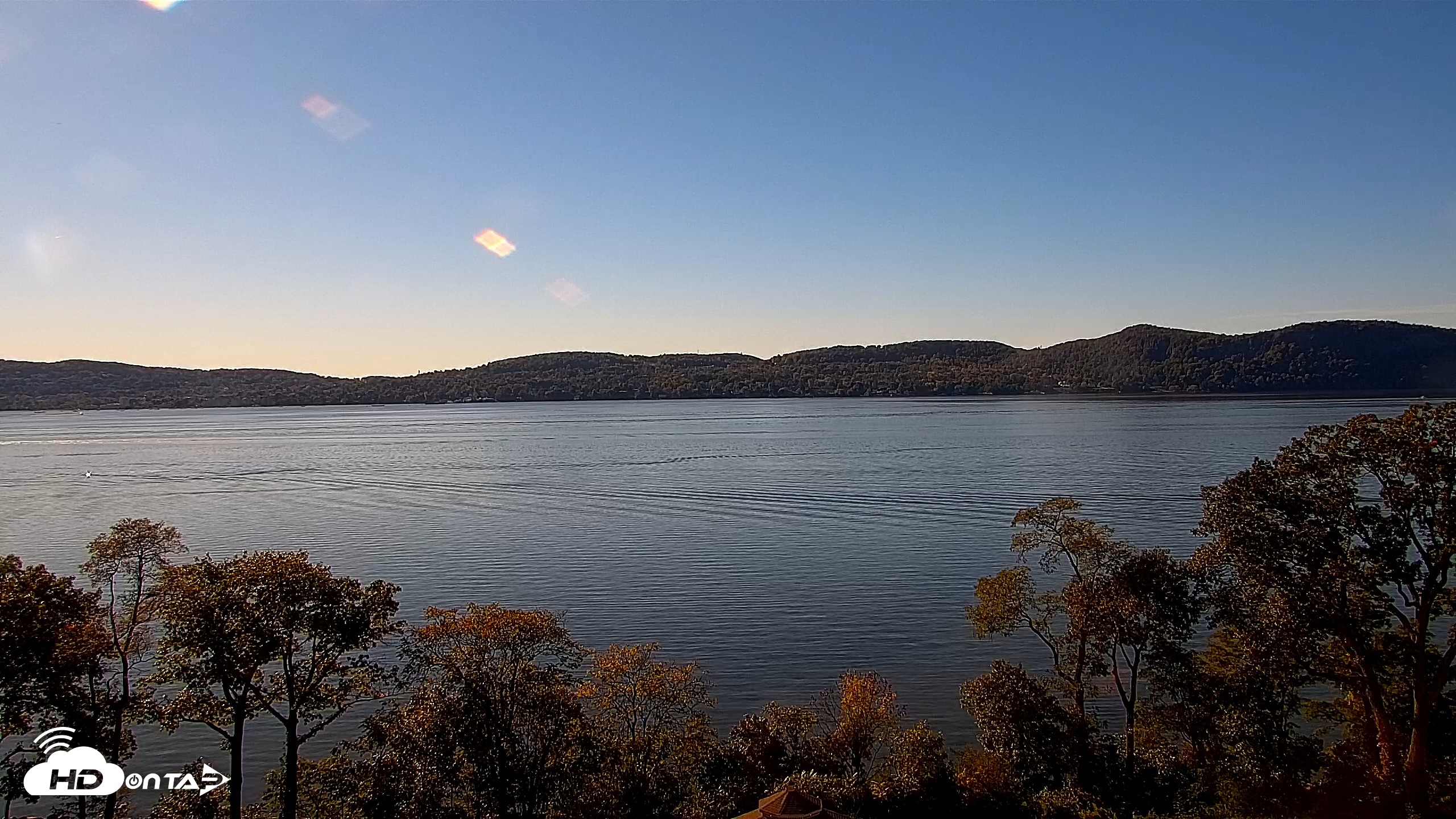 Snapshot of Hudson River Live Webcam taken Oct 18, 2026, 3:41pm EDT