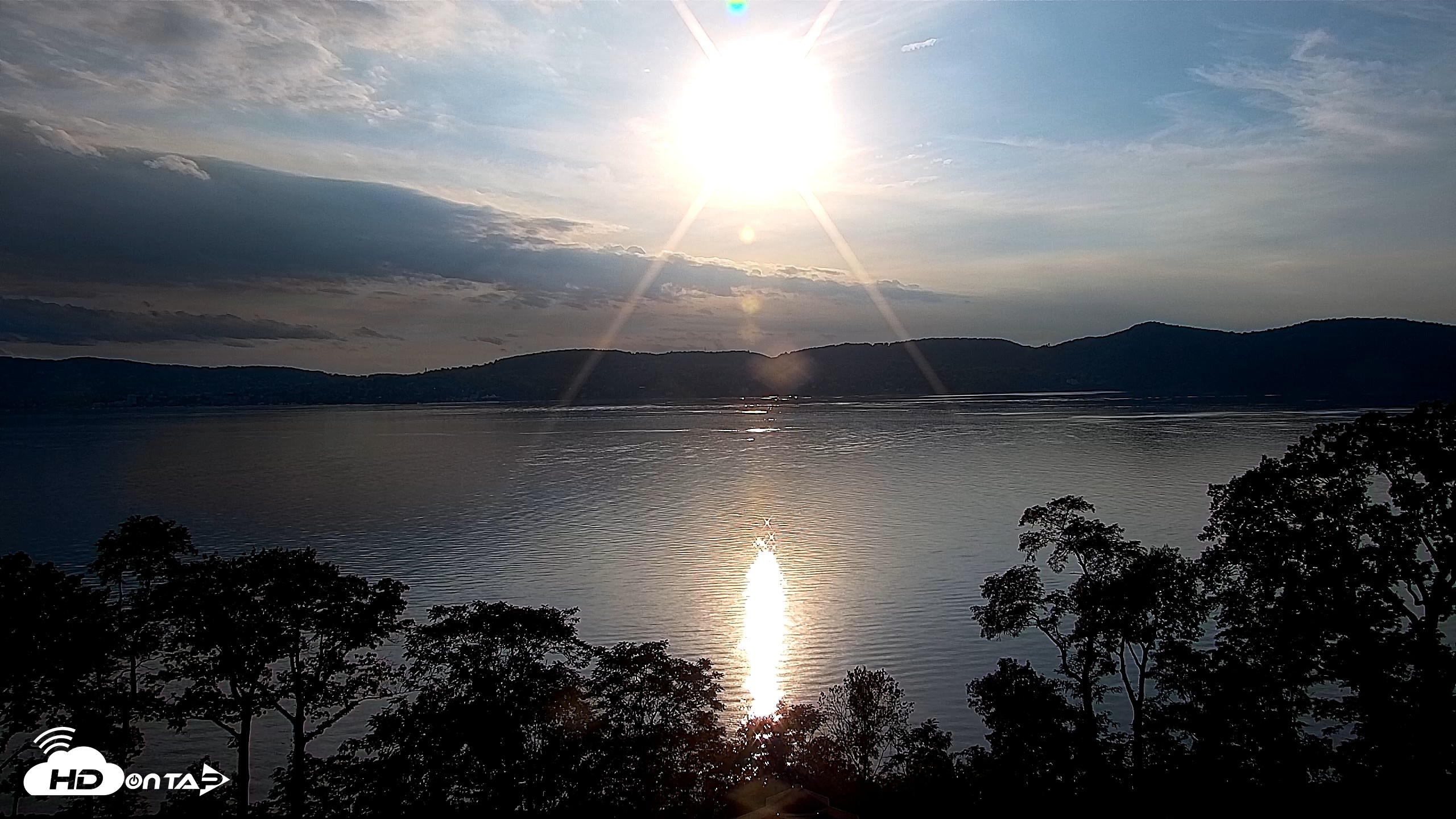 Snapshot of Hudson River Live Webcam taken Sep 3, 2026, 9:57pm EDT