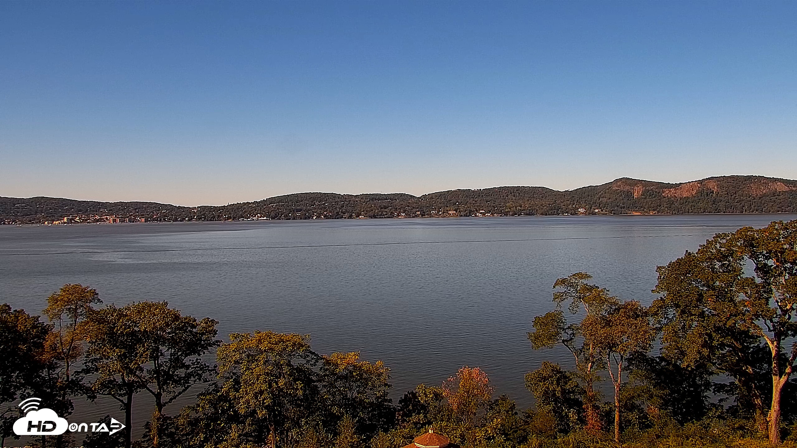 Snapshot of Hudson River Live Webcam taken Oct 9, 2026, 11:15am EDT