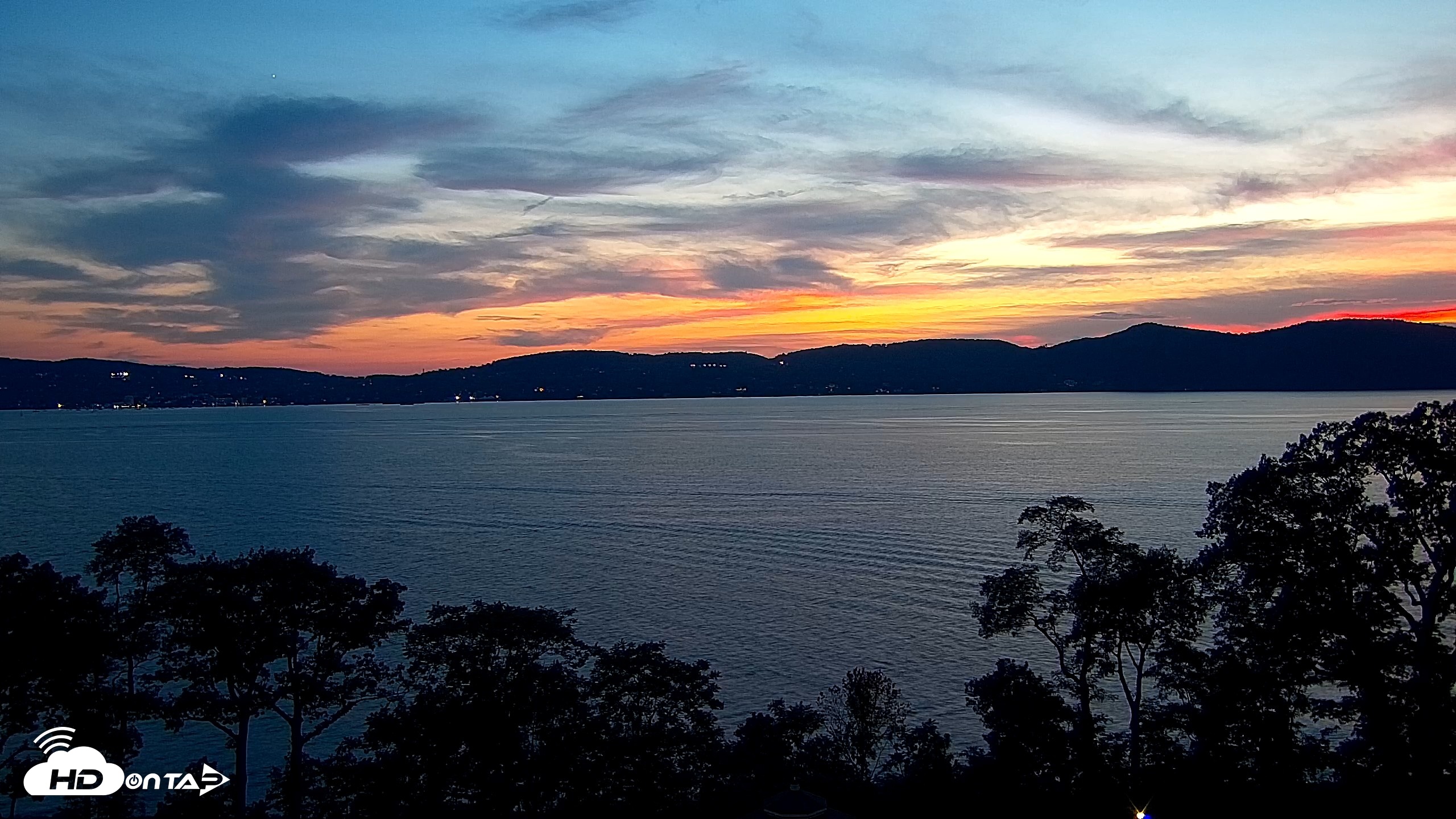 Snapshot of Hudson River Live Webcam taken Aug 19, 2026, 8:09pm EDT