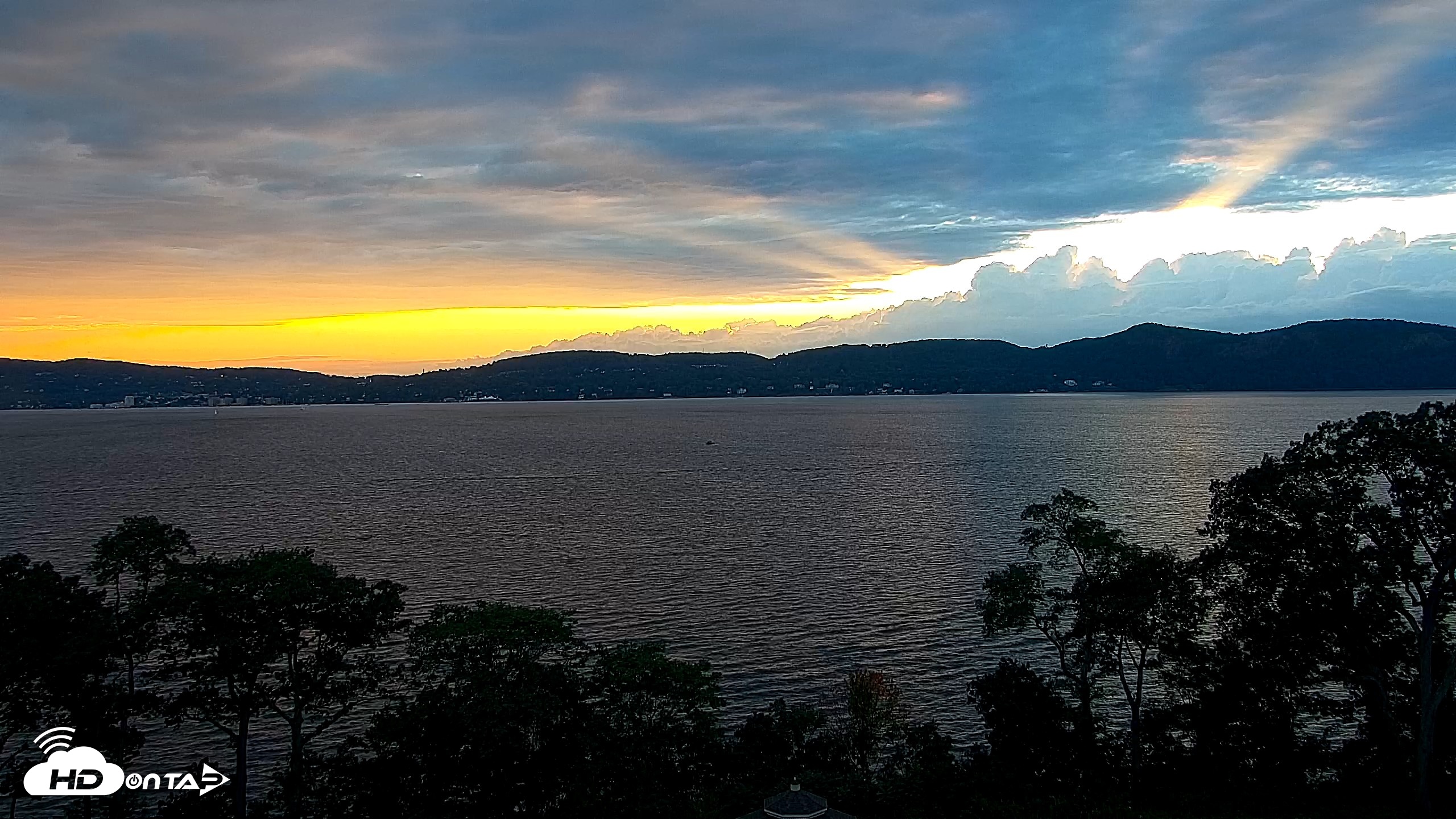 Snapshot of Hudson River Live Webcam taken Aug 23, 2026, 7:27pm EDT