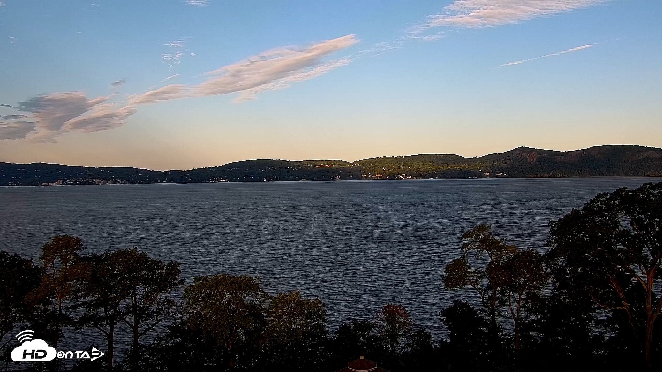Snapshot of Hudson River Live Webcam taken Sep 14, 2026, 7:37am EDT