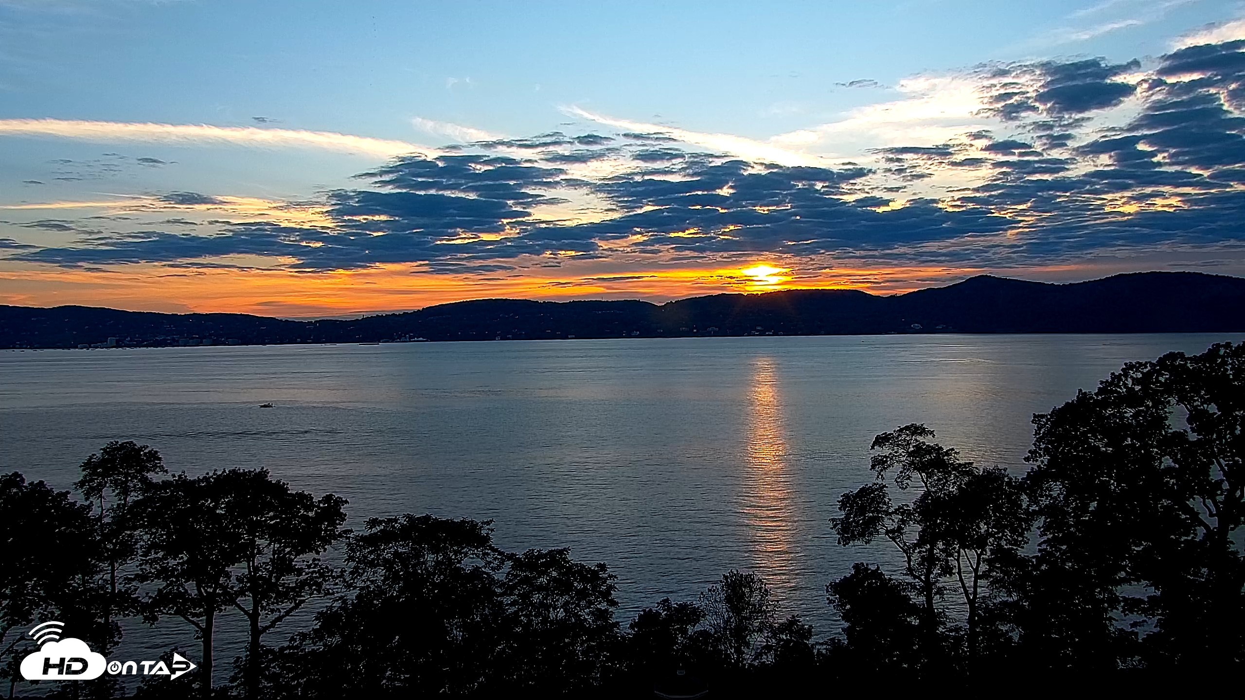 Snapshot of Hudson River Live Webcam taken Sep 7, 2026, 7:01pm EDT