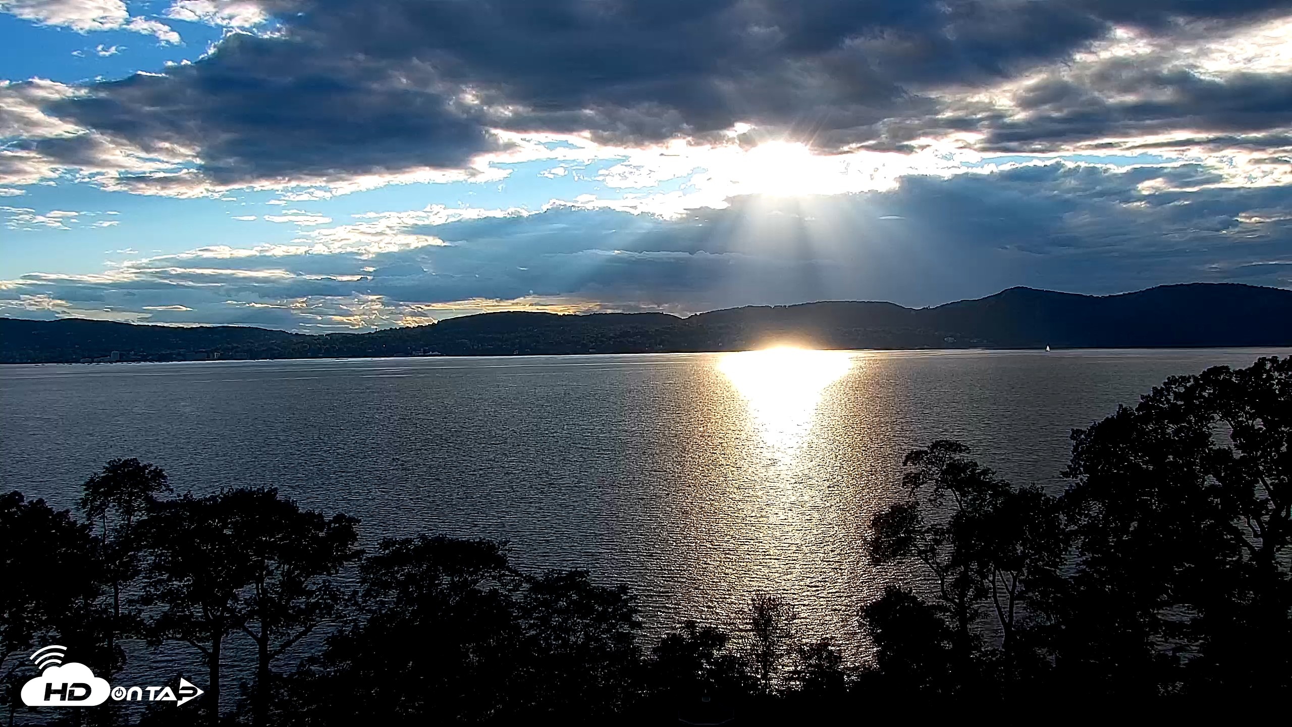 Snapshot of Hudson River Live Webcam taken Aug 25, 2026, 6:40pm EDT