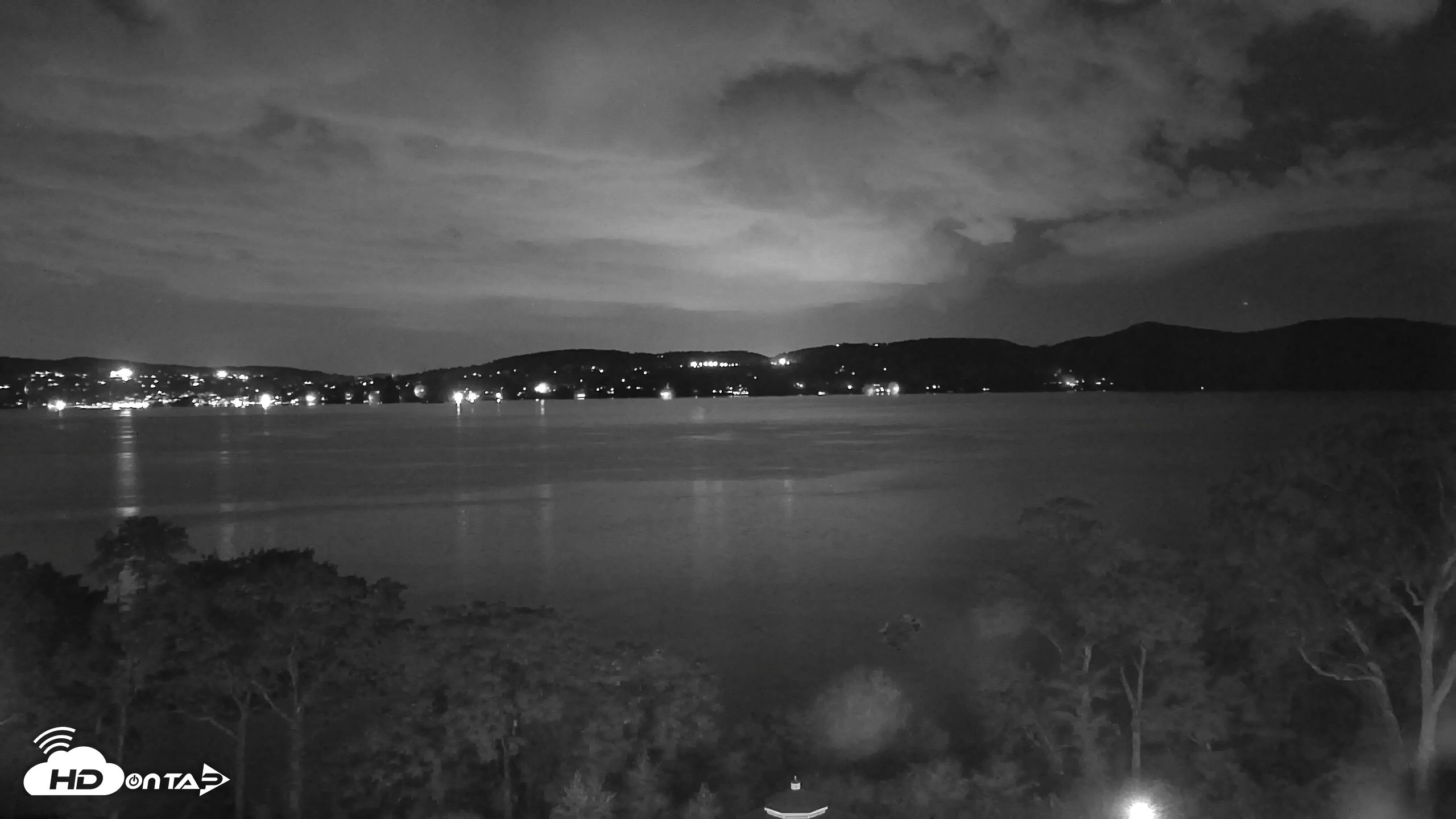 Snapshot of Hudson River Live Webcam taken Sep 10, 2026, 9:15pm EDT
