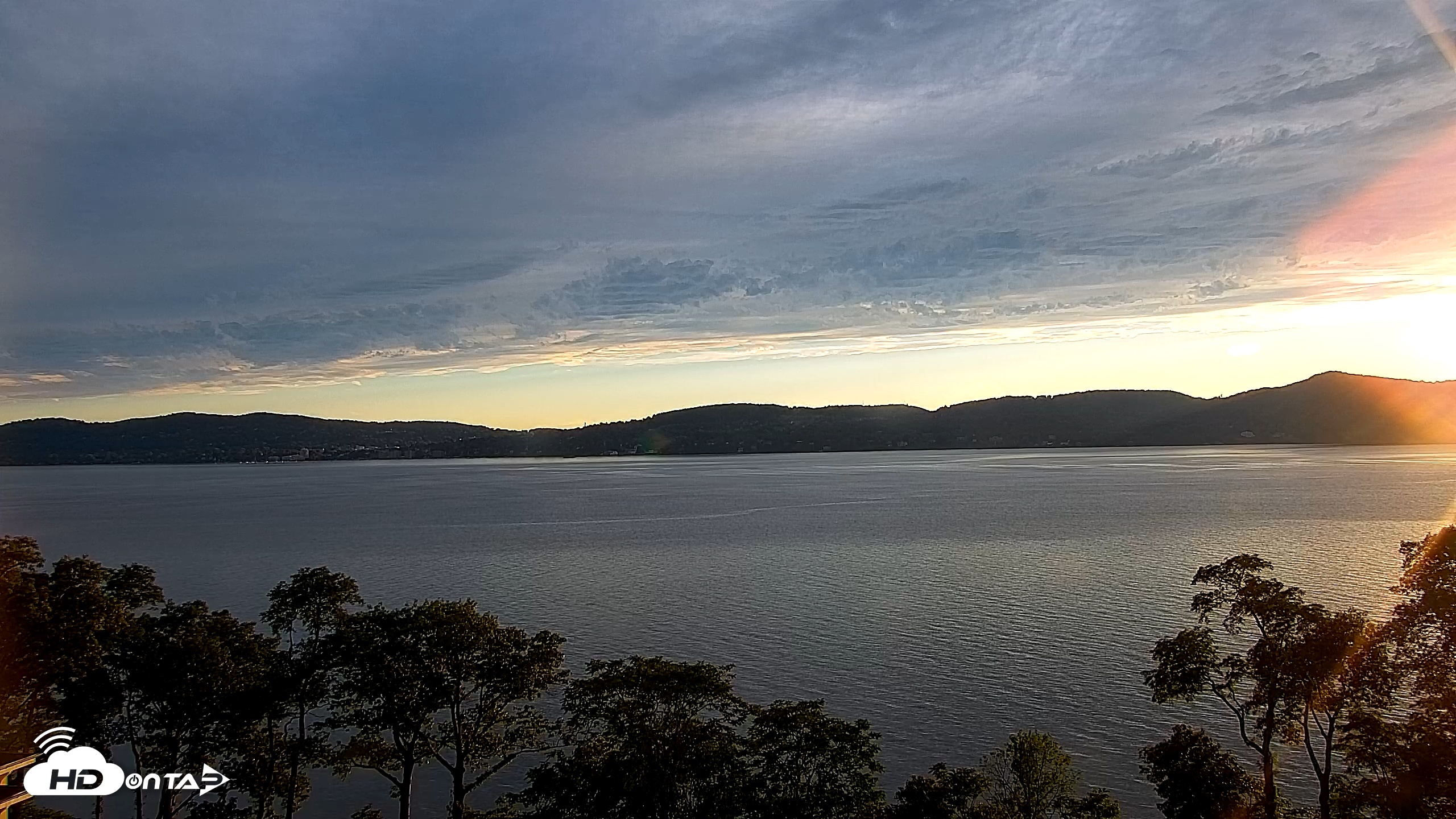 Snapshot of Hudson River Live Webcam taken Jun 23, 2026, 7:56pm EDT